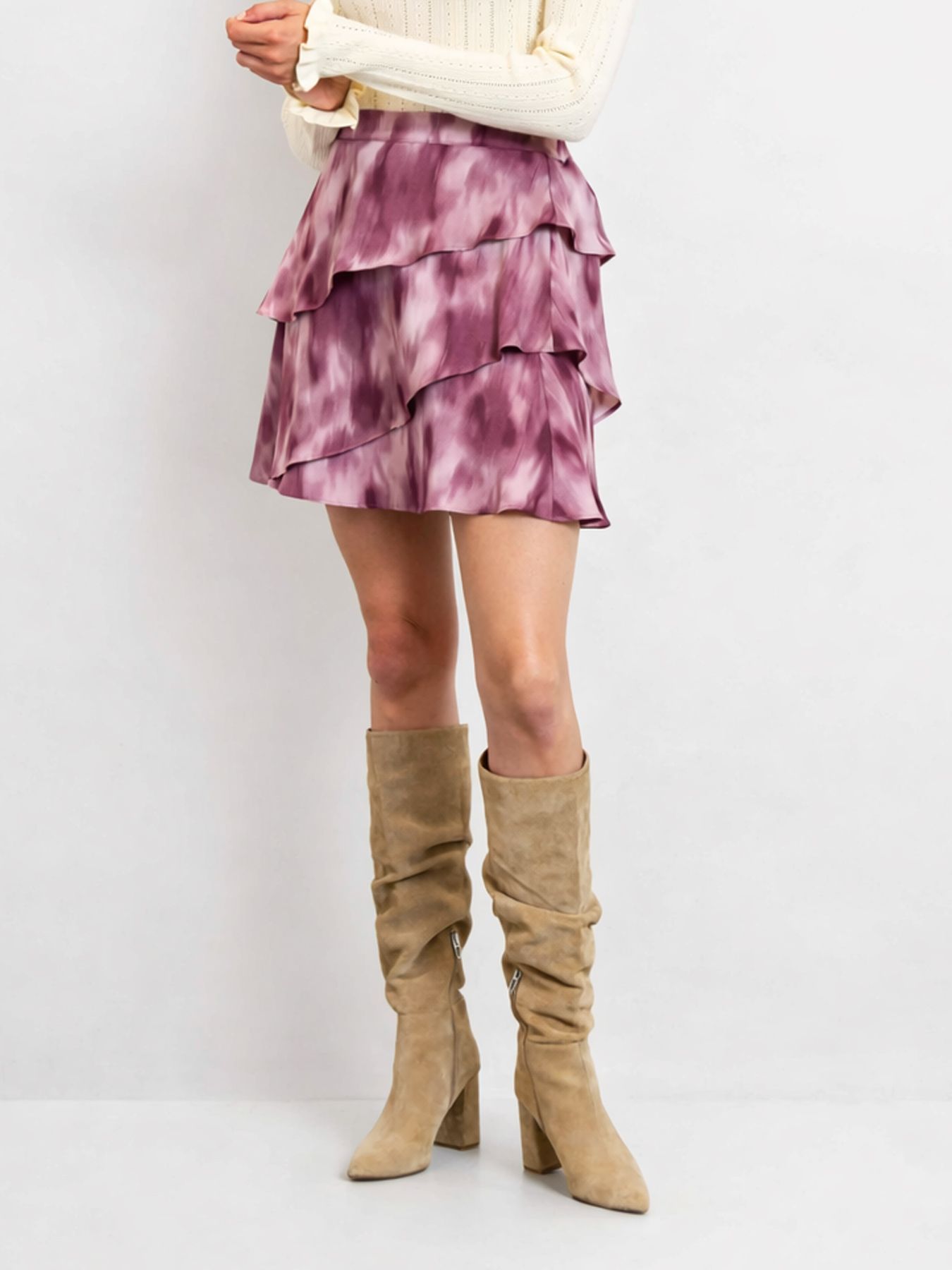 Lofty Manner Skirt Ayra 318 mauve ombre 00117147-EKA26013300000074