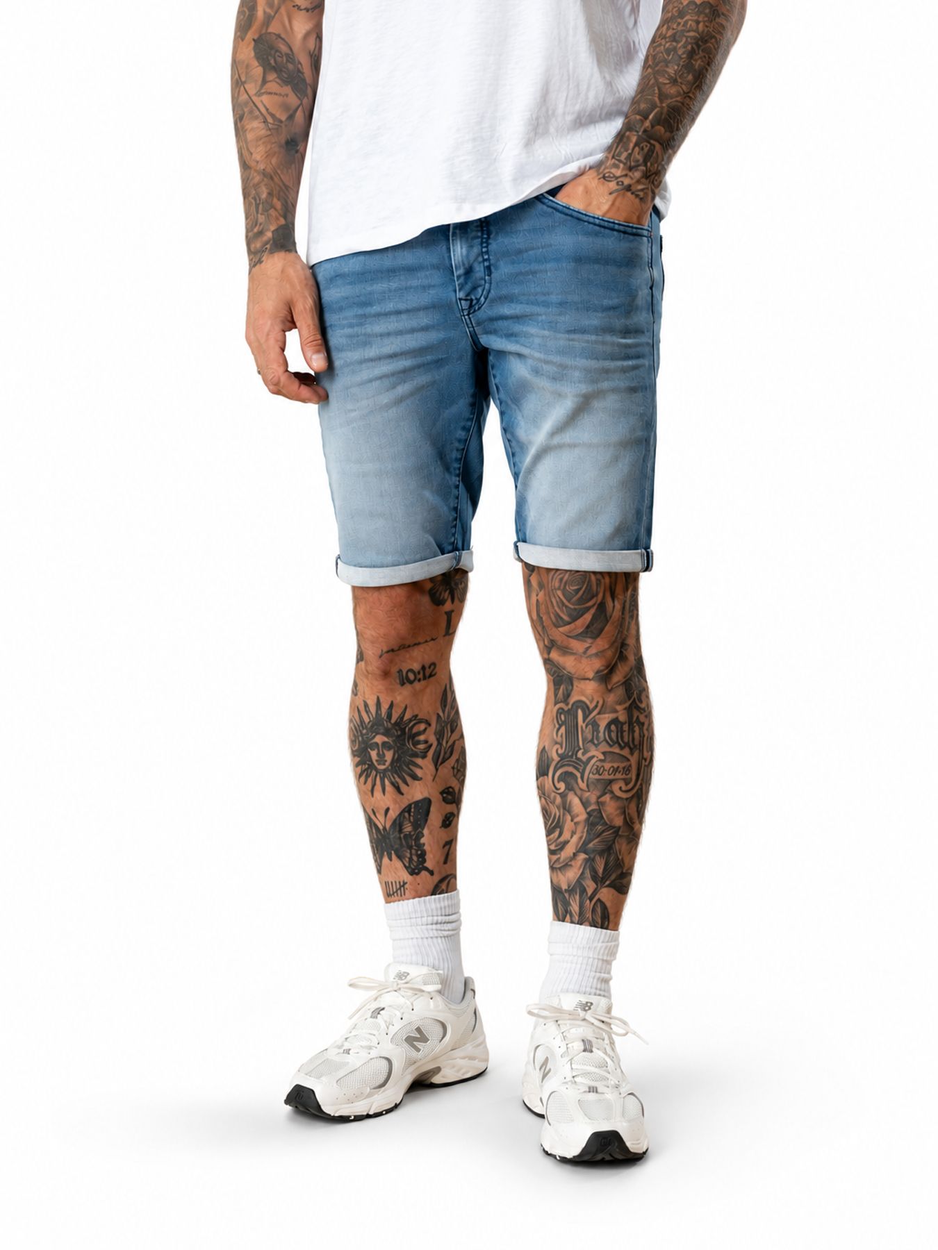 Petrol Industries Men Shorts Denim 5752 medium indigo 00112572-EKA26002700000183