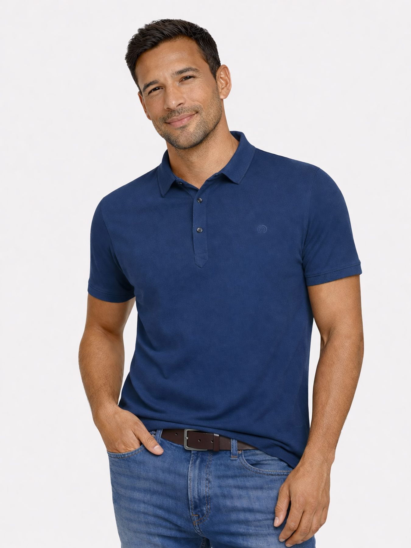 Blue Industry Kbi-M10 Polo Denim Blue 00117289-DEBL