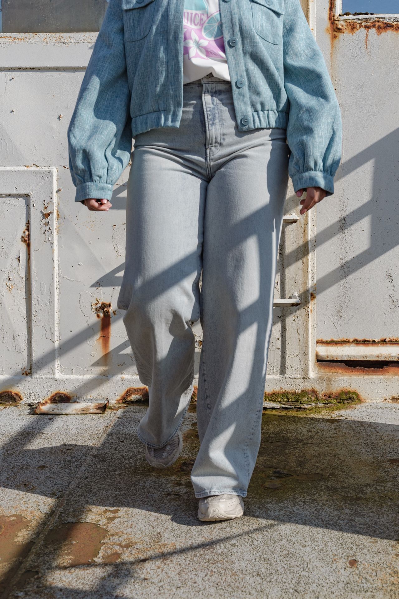 Ydence Jacket Jinte Turquoise Melange 2900164374031