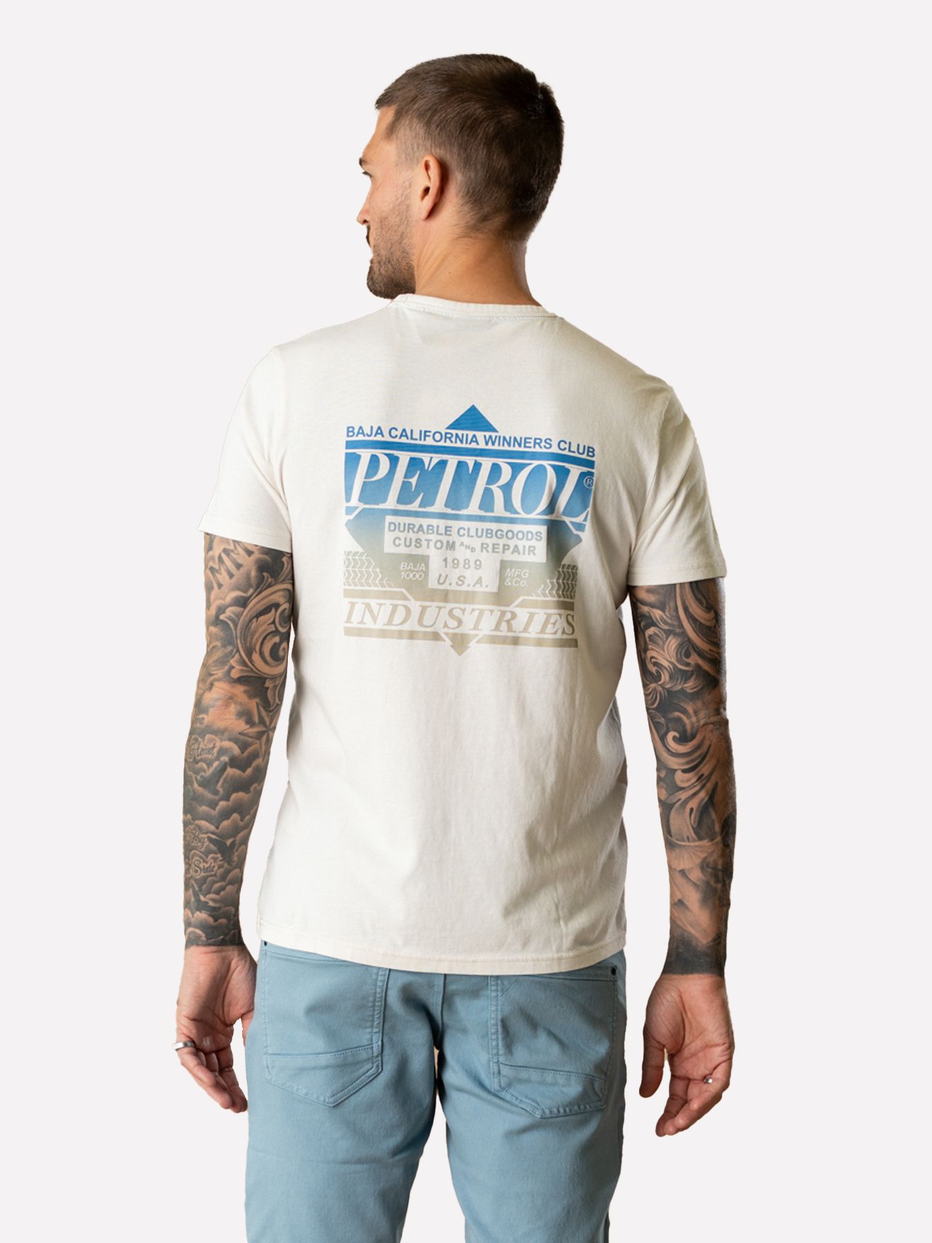 Petrol Industries Men T-Shirt SS Classic Print 0112 seashell 2900165256084