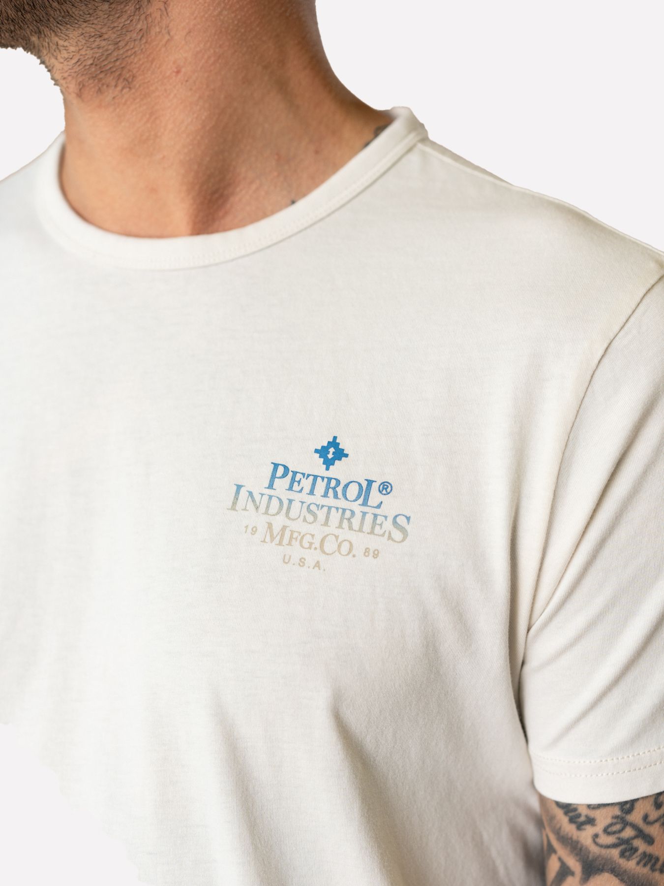 Petrol Industries Men T-Shirt SS Classic Print 0112 seashell 2900165256084