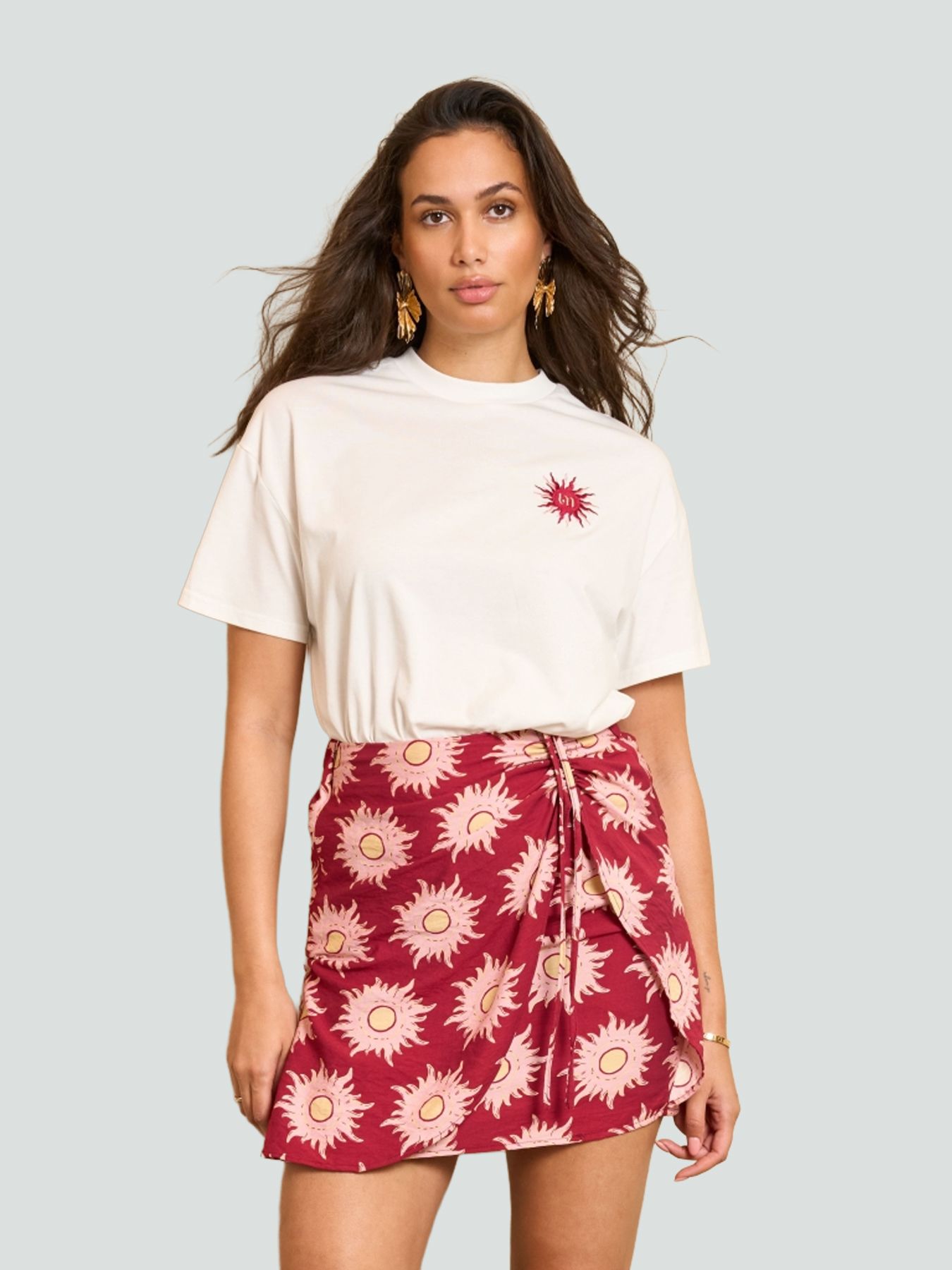 Lofty Manner T-shirt Tiva 100 white 00117812-EKA26013300000001