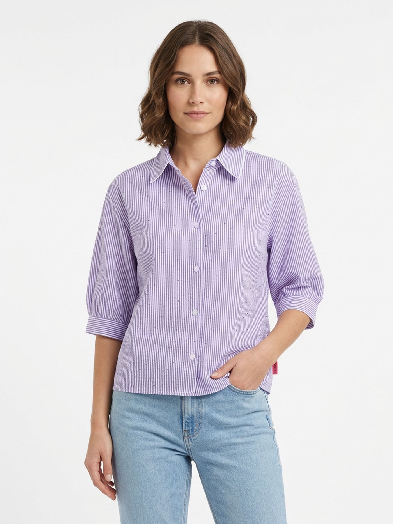 Fluresk Marva blouse 801 violet 00117841-EKA07001300000287