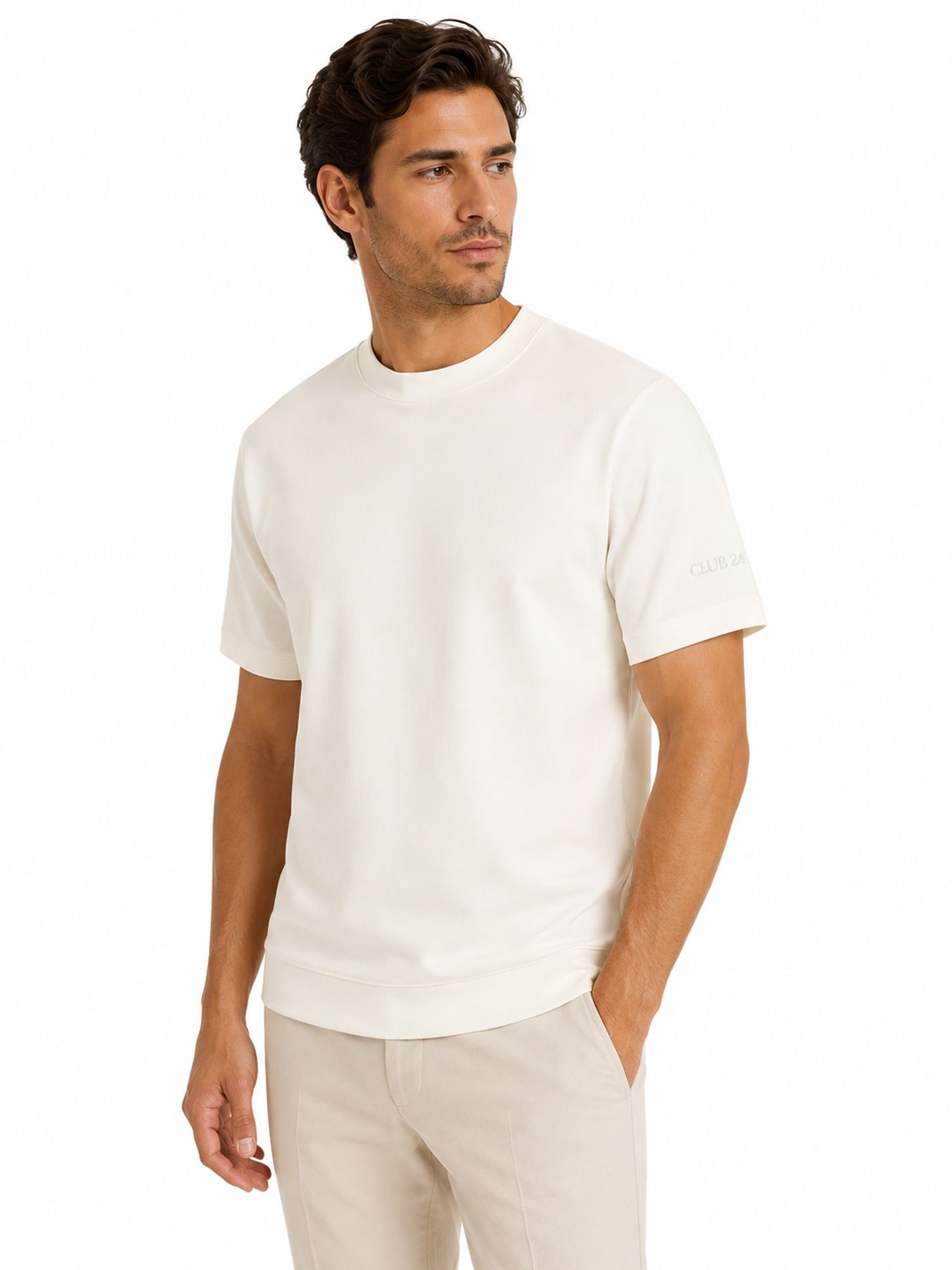 Club 24 Freedom Fit tee White Smoke 00118275-WHSM