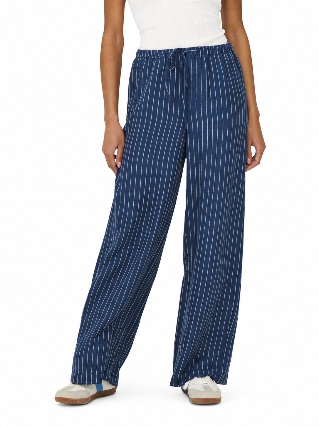 Only JDYPOWER MW WIDE PANT WVN NOOS Insignia Blue/CLOUD DANCER 2900166767015