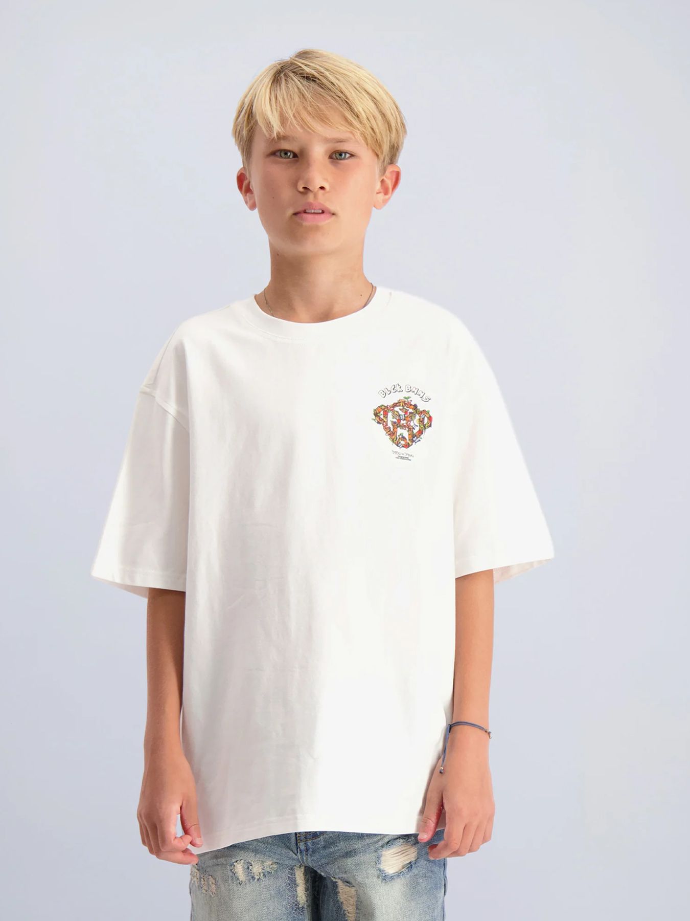 Black Bananas Kids Jungle t-shirt White 00118879-002