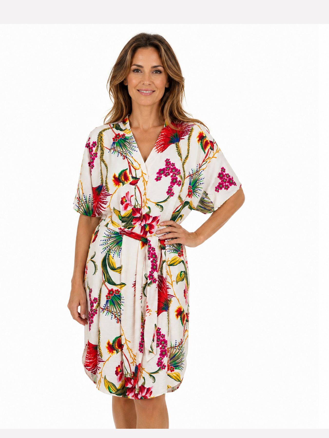 &Co Woman ANISA FLOWER 64085 lc-claret multi 00118896-EKA26007600000234