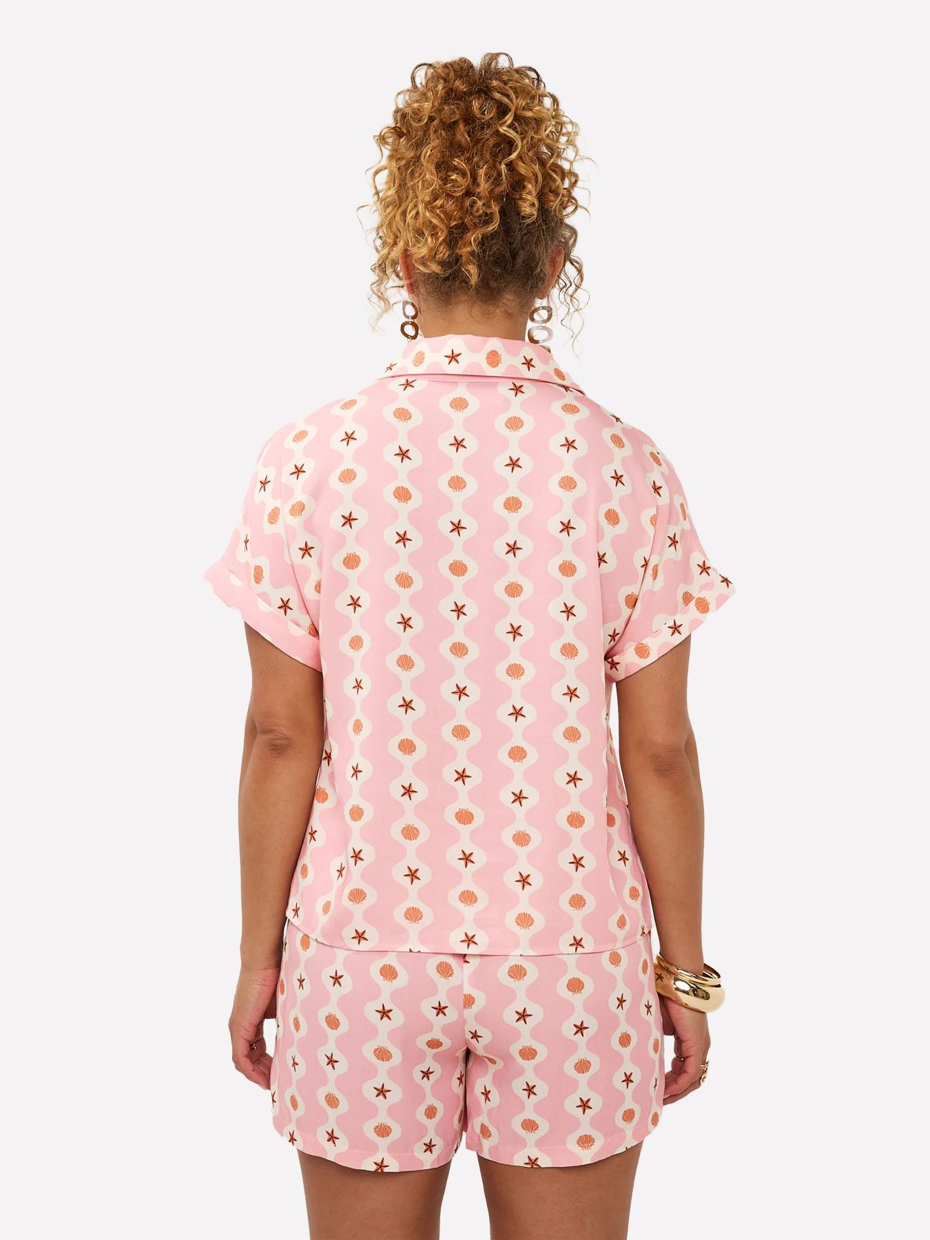 Ydence Blouse Tina Pink seashells 2900167850037