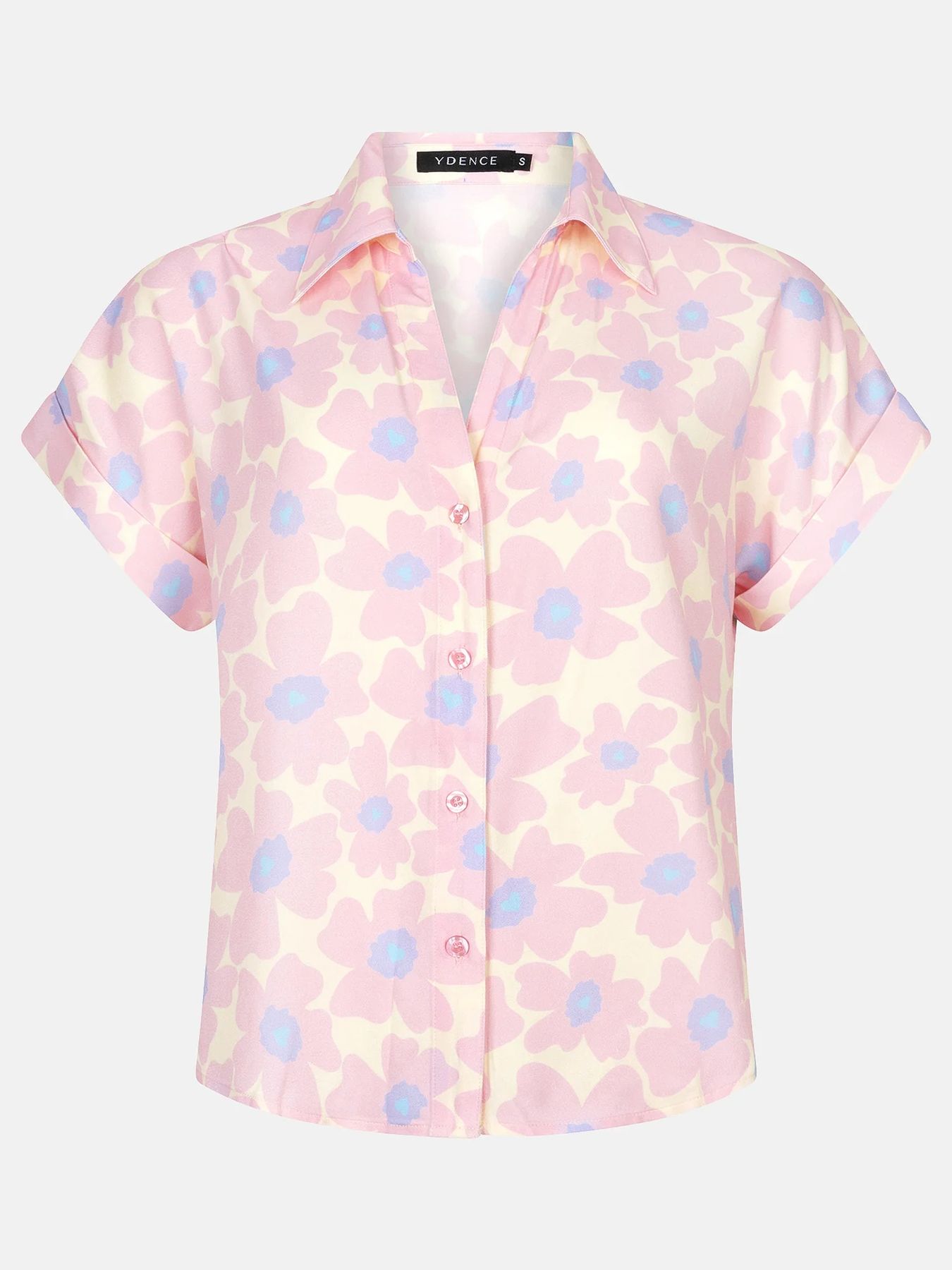 Ydence Blouse Tina Soft Pink Flower 2900167849048