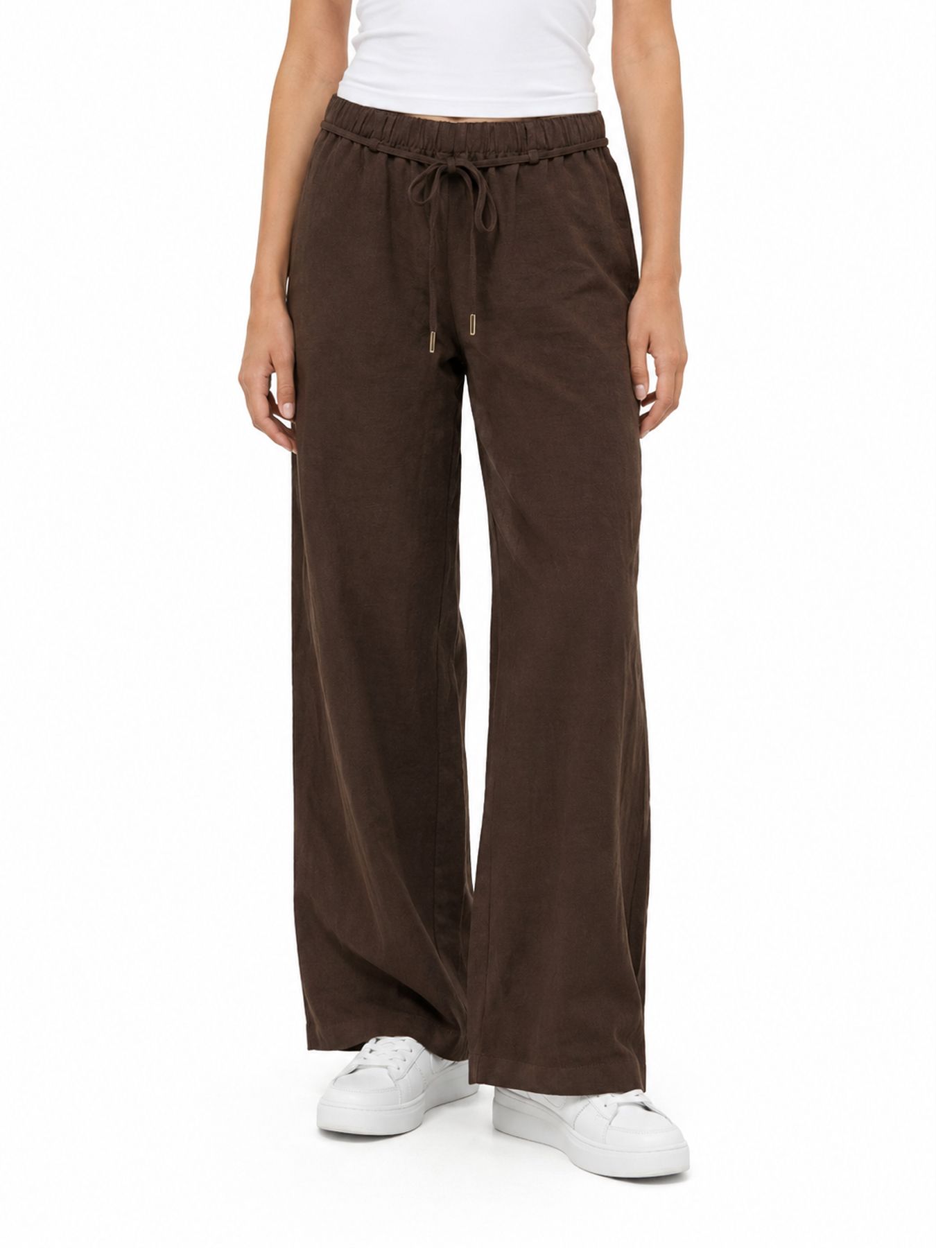 Only JDYFINN MW BELT WIDE PANT WVN Coffee Bean 00119165-EKA26011400003147