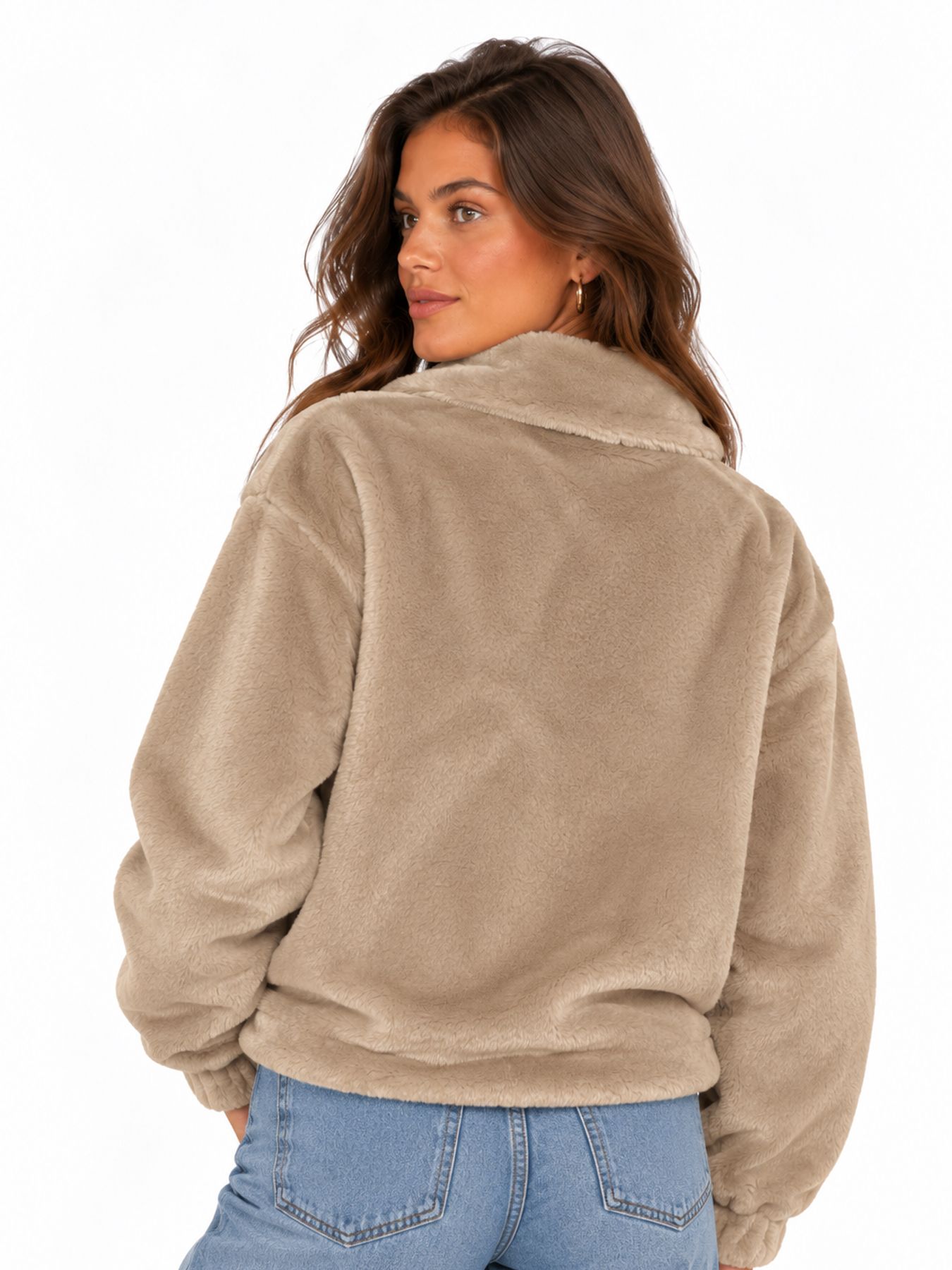 Only ONLDANA SOL FAUX FUR JACKET CC OTW Silver Mink 2900169070044