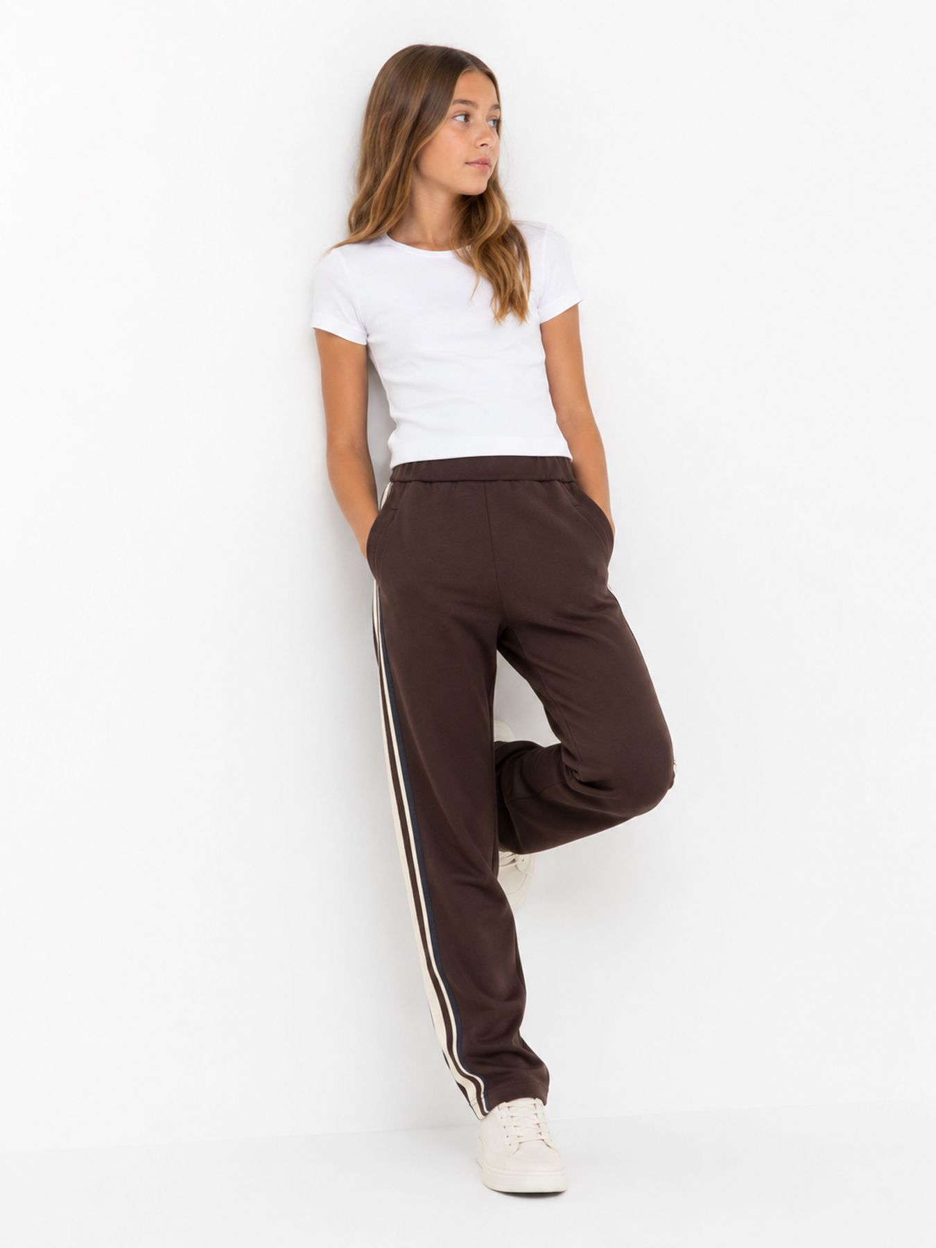 Kids Only KOGWARM UP LIFE X TRACK PANT PNT Coffee Bean/TONE IN TONE LUREX 00115031-EKA26011400003658