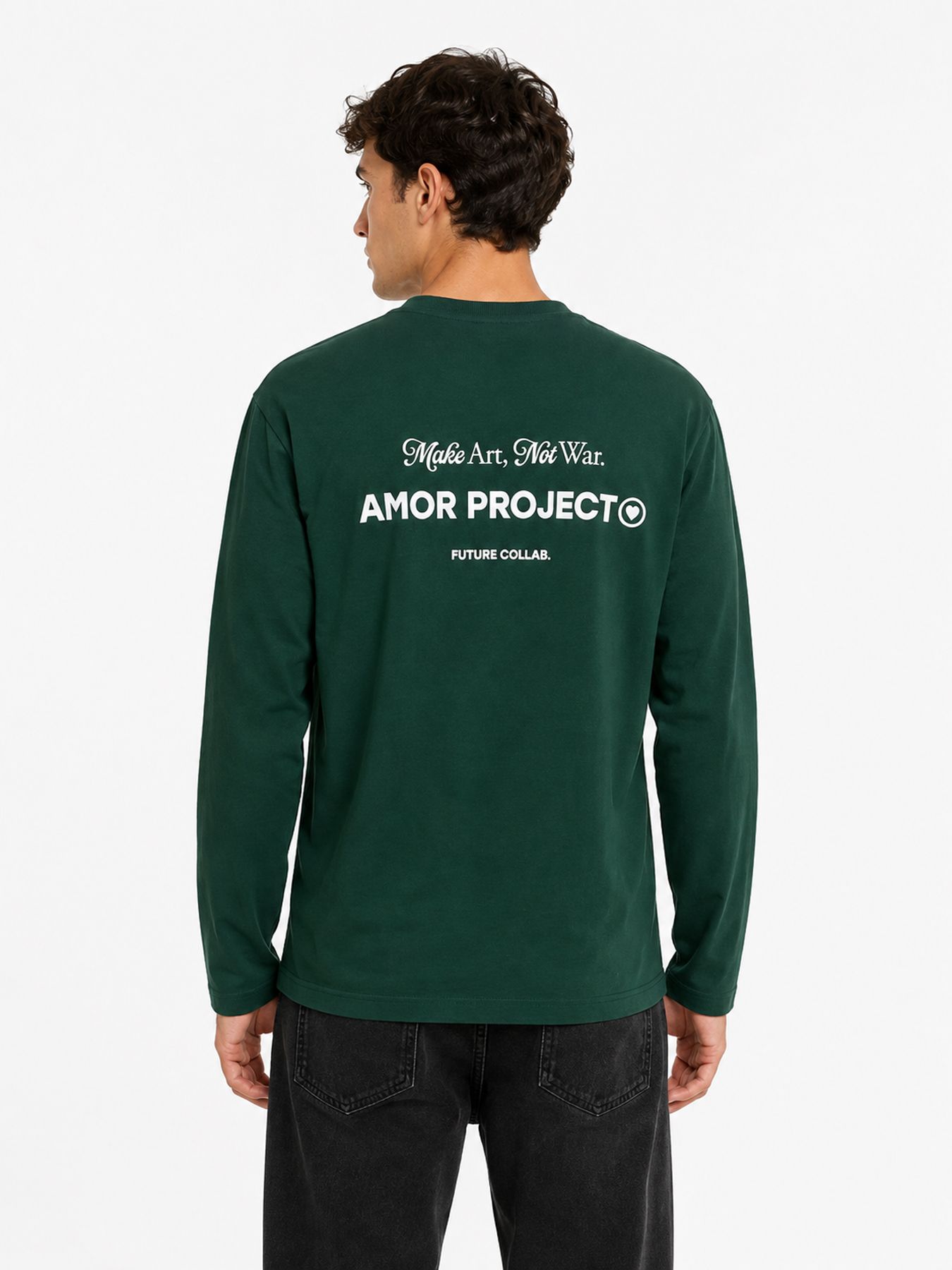 Only & Sons ONSFRED TEXT LIFE RLX LS TEE Pine Grove/AMOR PROJECT 2900169471018