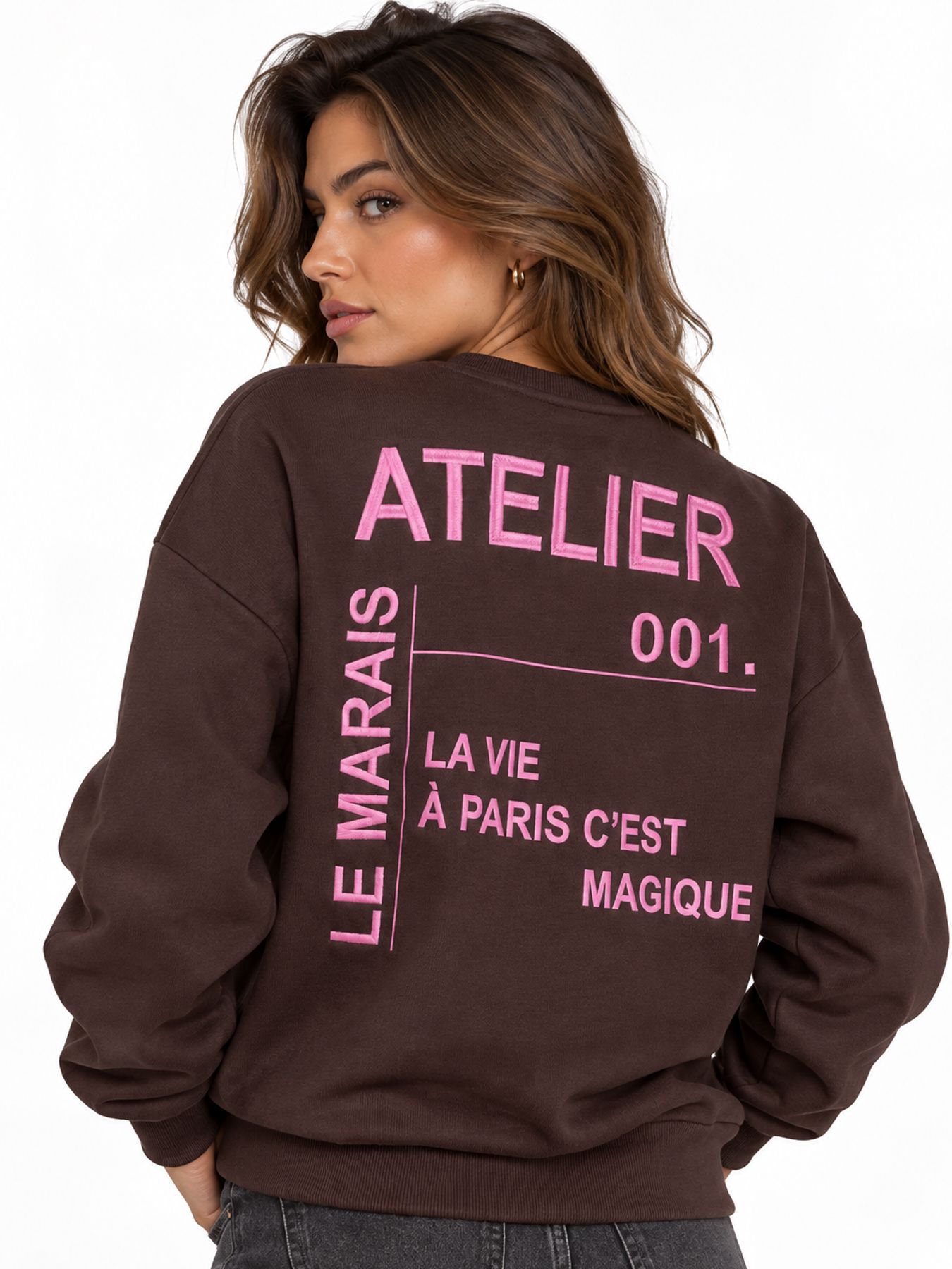 Only ONLZENJA BOXY L/S BOX PRI CS SWT Coffee Bean/Atelier cyclamen 2900169492020