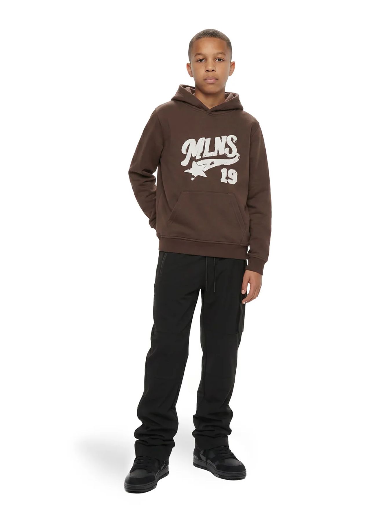 Malelions Malelions Junior Homerun Hoodie 50001 brown 00120065-EKA26010700000030