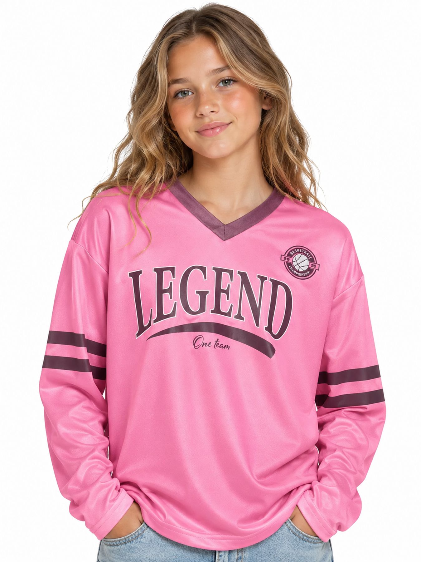Kids Only KOGLULU L/S V-NECK SPORTY TOP CS JR Fiji Flower/Legend/Fig 00120085-EKA26011400003744