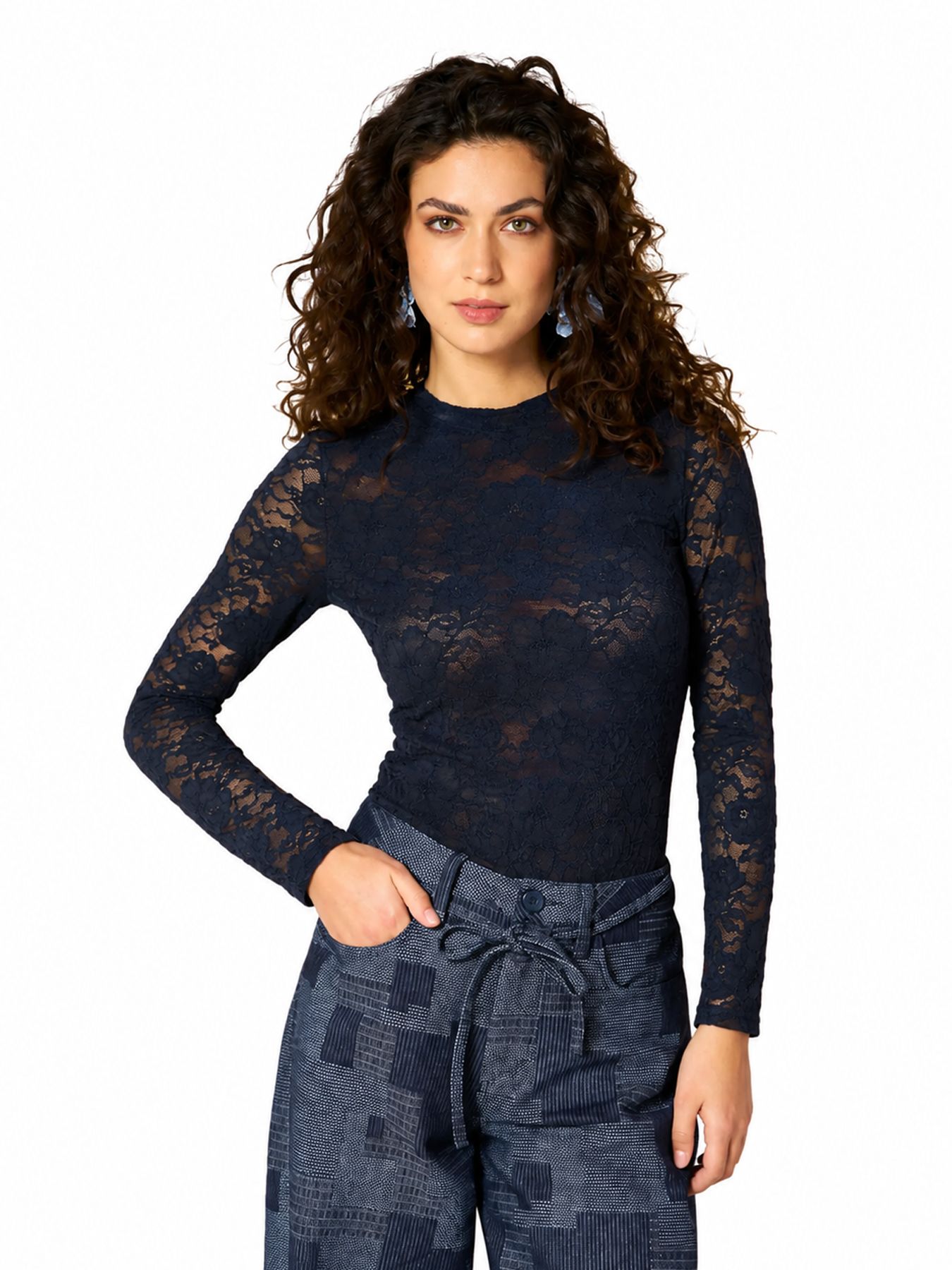 Lofty Manner Top Irea - Classis Lace 410 dark blue 2900169786044