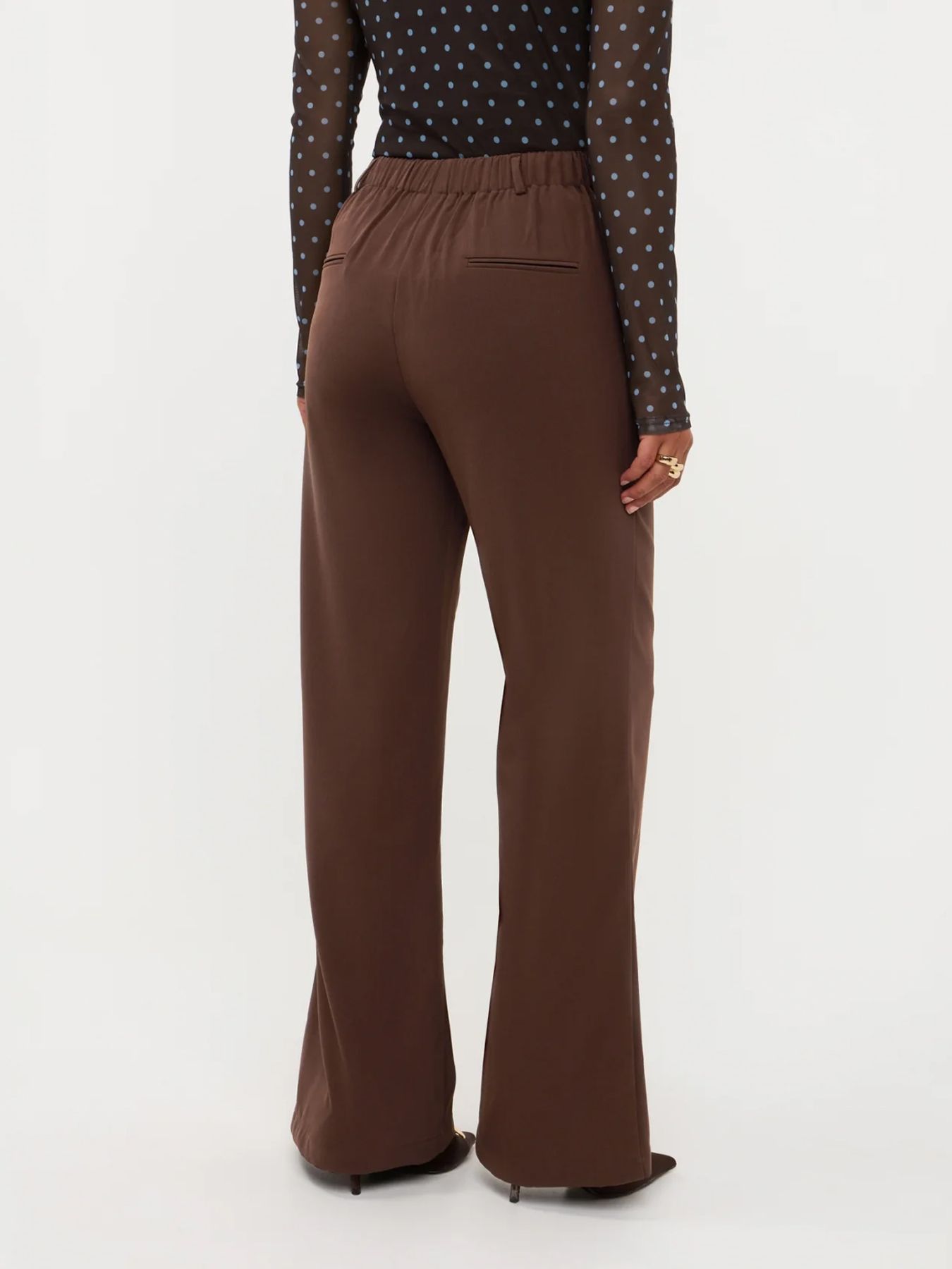 Ydence Pants Solange Donker Bruin 2900169809064