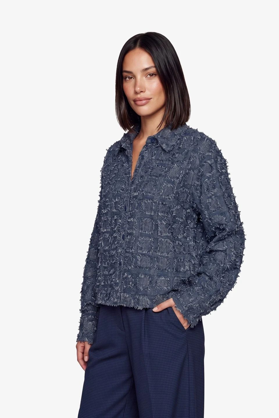Fluresk Kris blouse 605 navy blue 00120329-EKA26015100000019