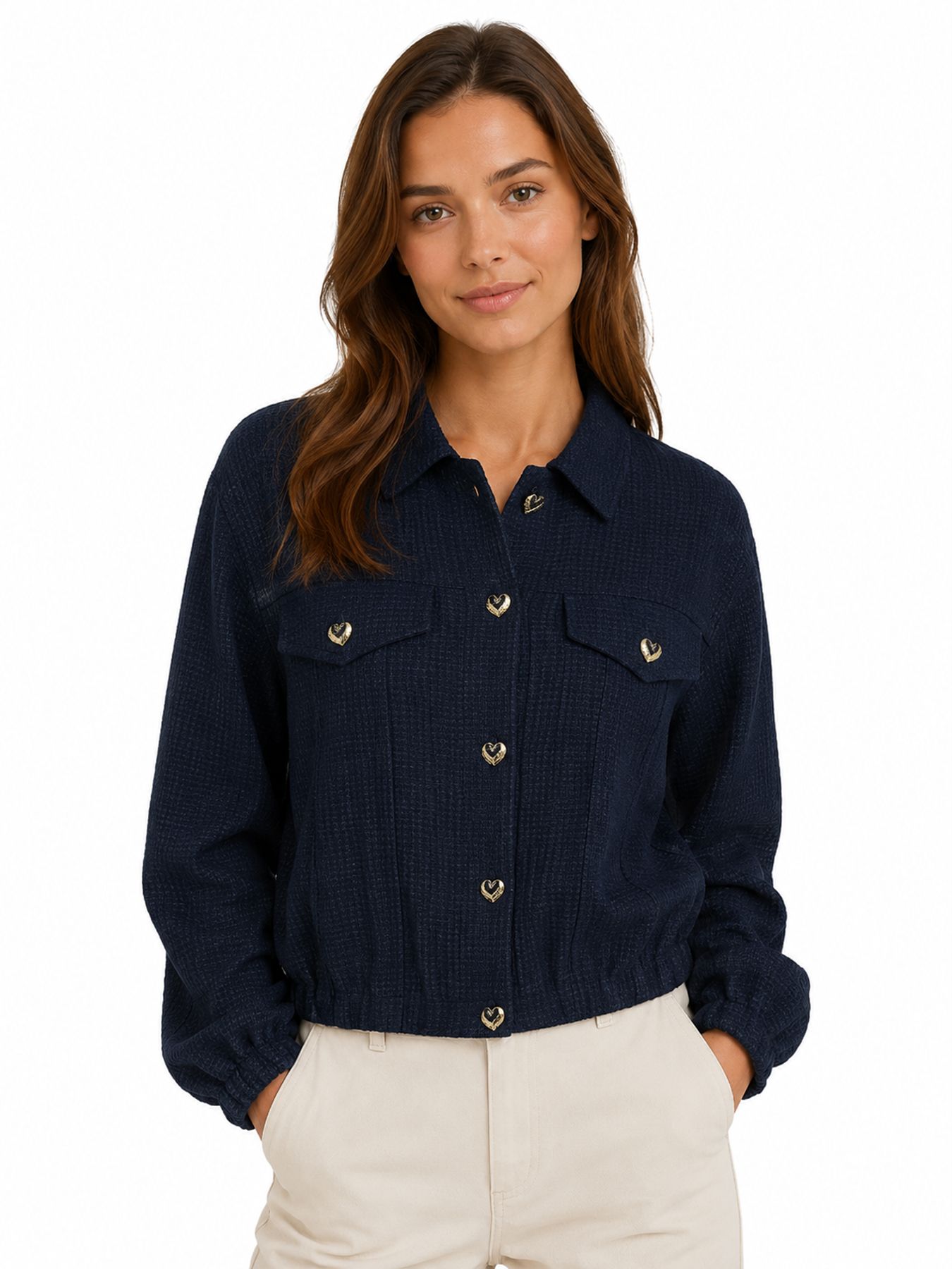Fluresk Arlene jacket 605 navy blue 00120333-EKA26015100000019