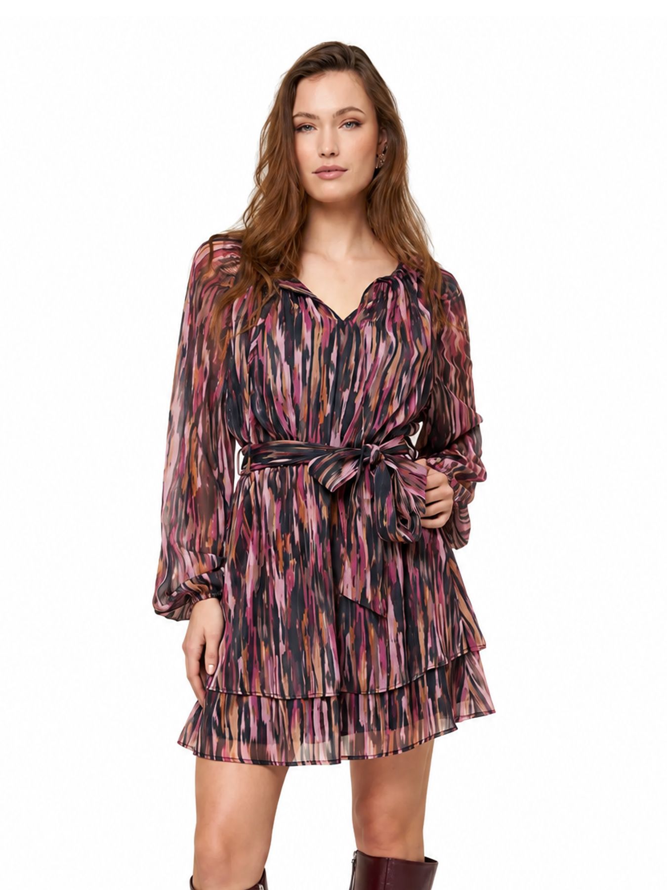 Lofty Manner Dress Jen - Mini Abstract Boho 109 multi color 00121165-EKA26013300000089