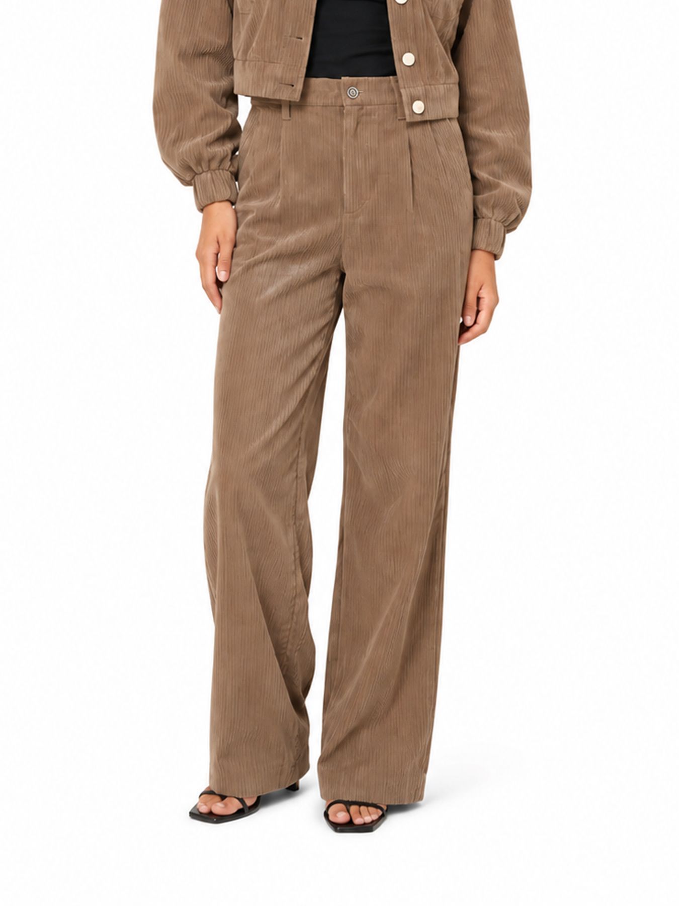 Lofty Manner Pant Josy - Pleated Corduroy 192 taupe 00121166-EKA26013300000102