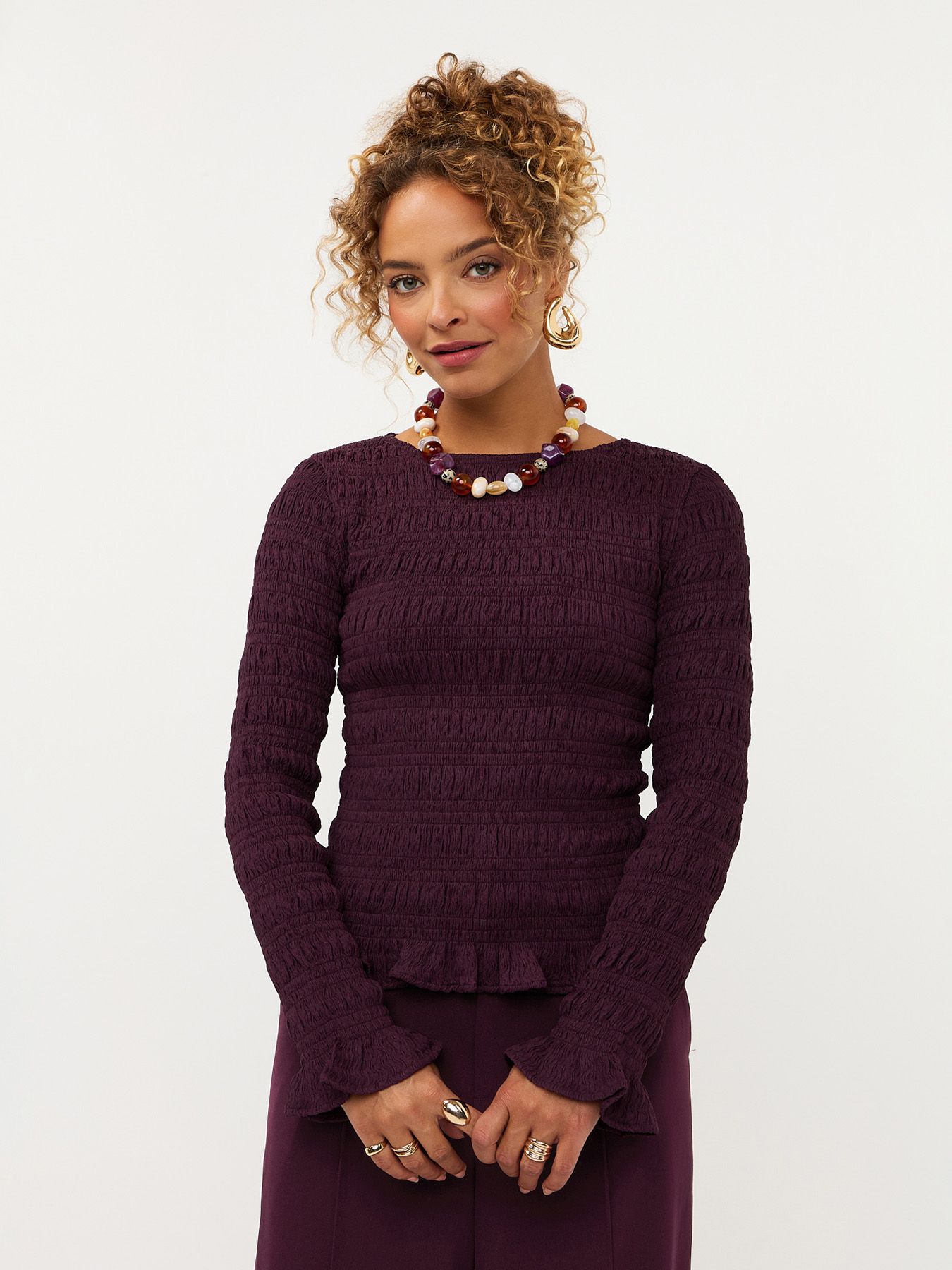 Ydence Top Sonia PLUME 00121726-PL