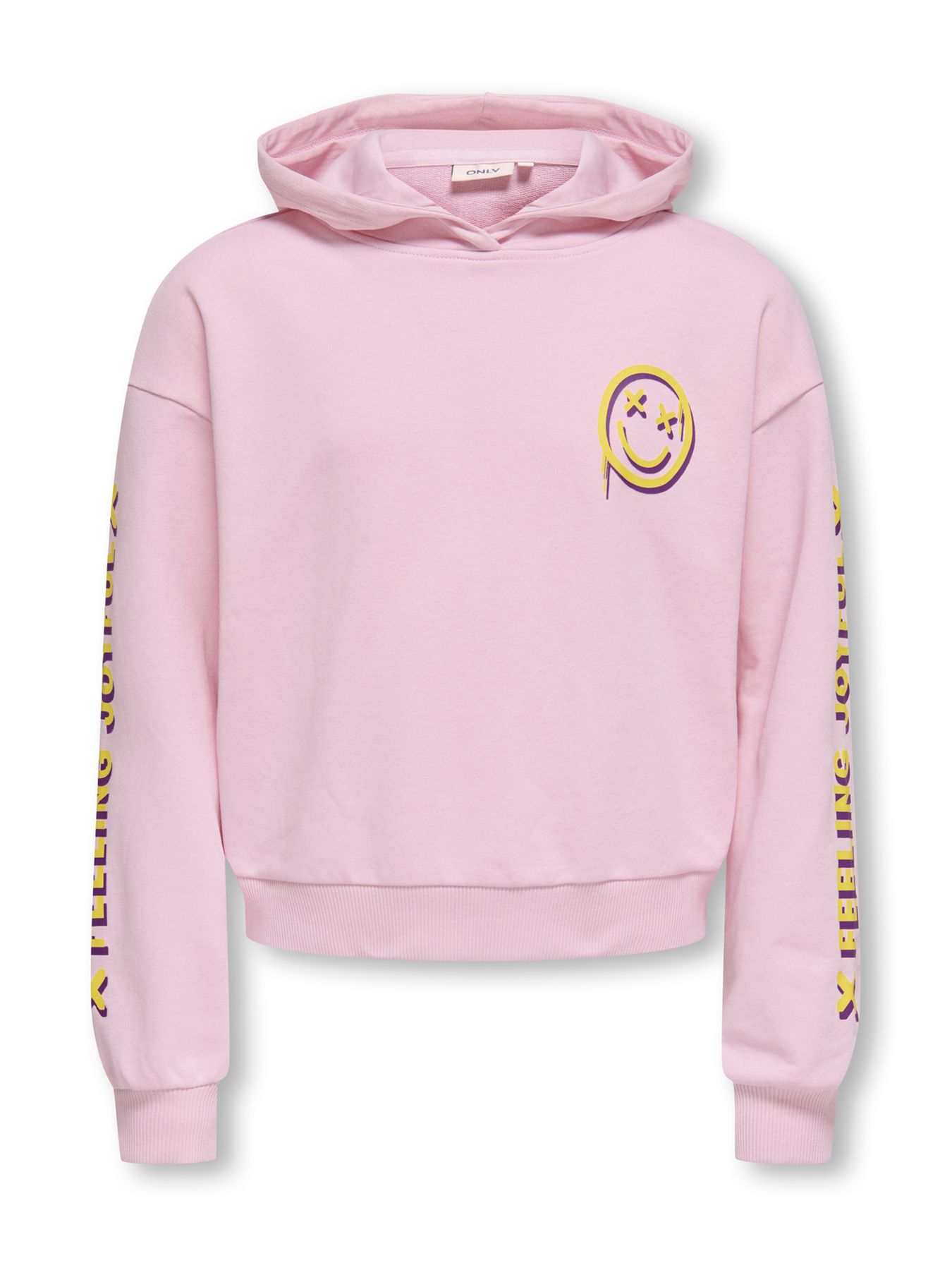 Kids Only KOGSMILE LIFE L/S HOOD UB SWT NOOS Romance Rose/Carefree 2900162291019