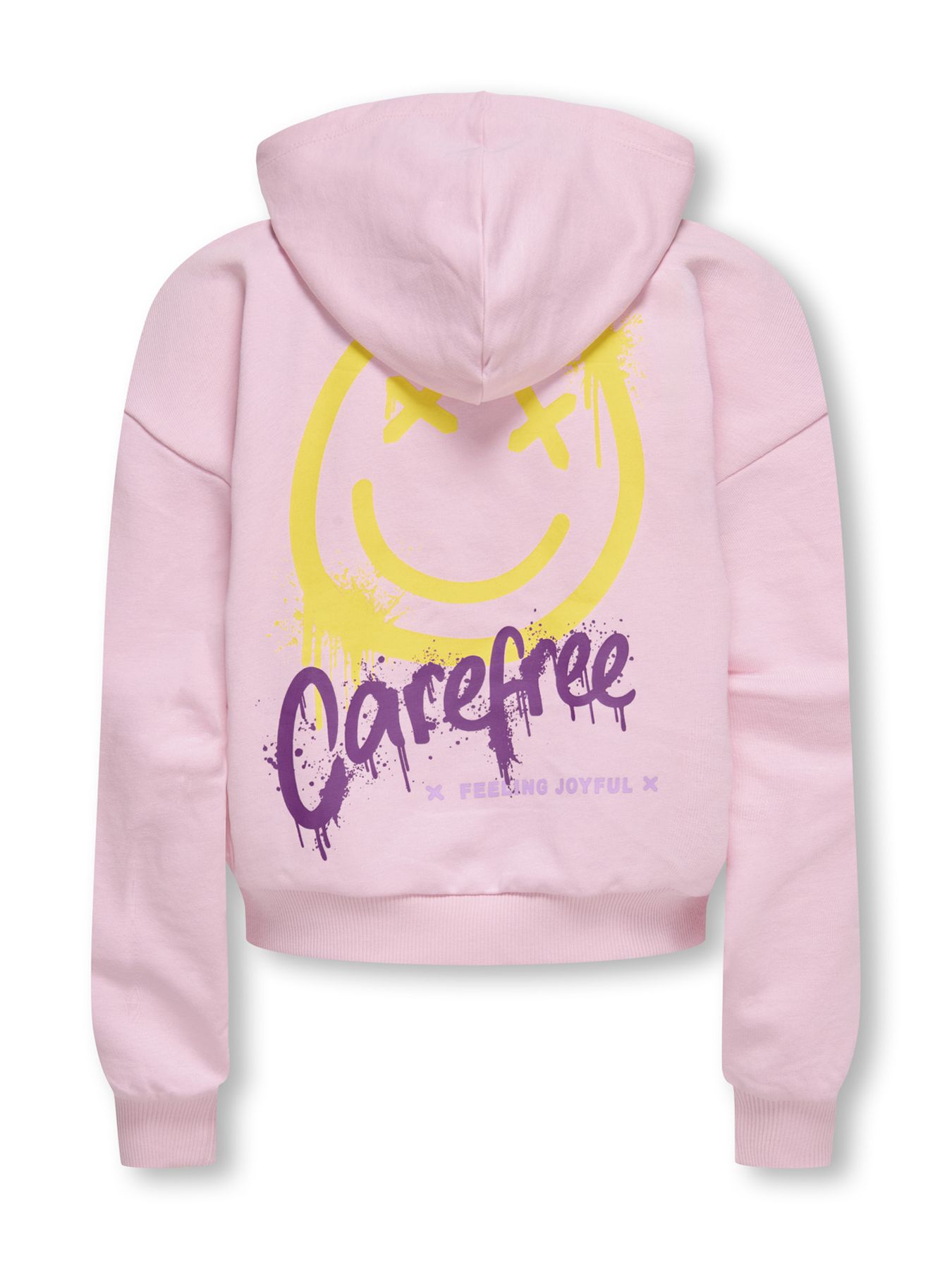 Kids Only KOGSMILE LIFE L/S HOOD UB SWT NOOS Romance Rose/Carefree 2900162291019