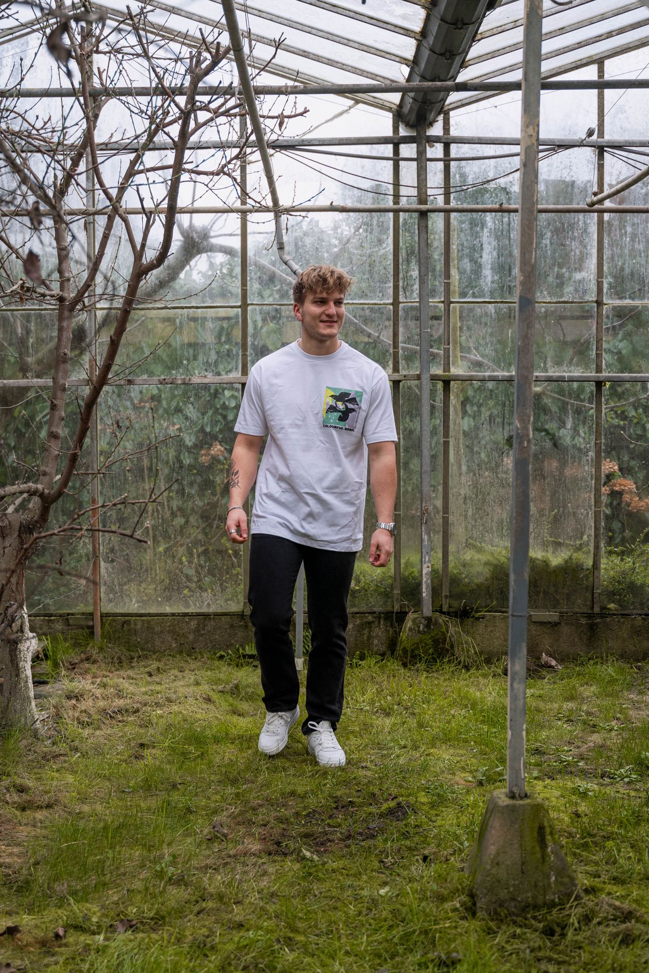 Colourful Rebel Birds Frame Basic Tee 110 white 2900145970047