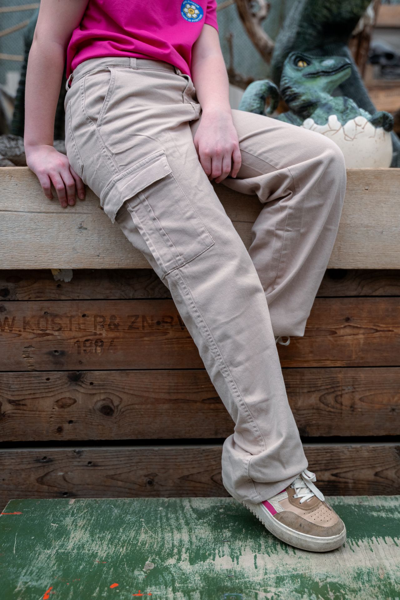 Only KOGYARROW-VOX STR CARGO PANT PNT NO Pumice Stone 2900145017056