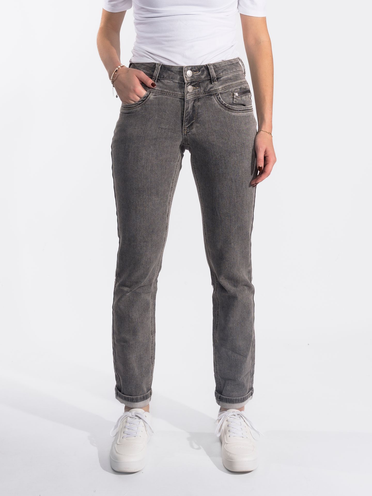 Red Button Sienna 1 Zip Grey Denim Grey Denim415 00111873-EKA26007300000101
