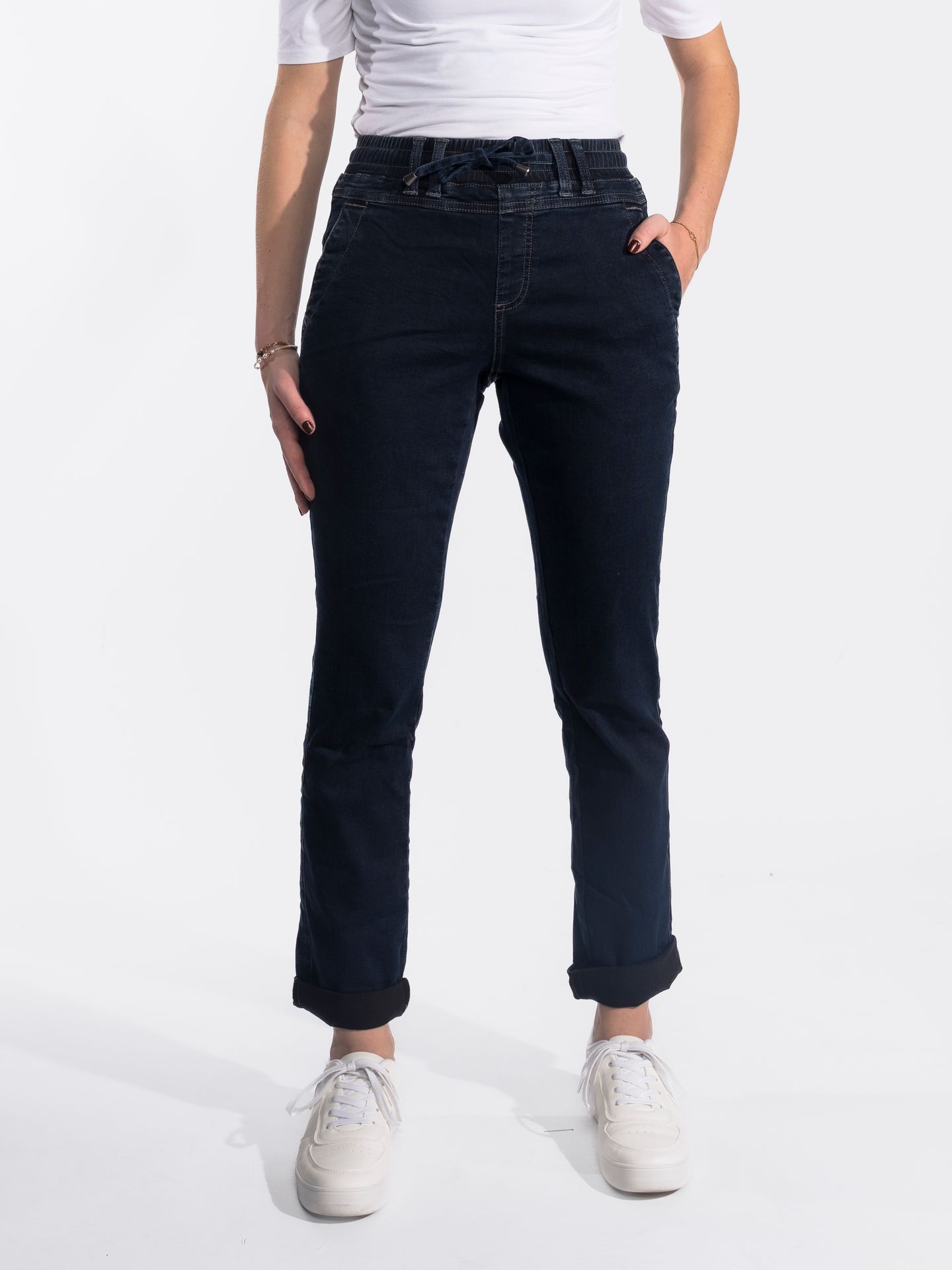 Red Button Tessy Denim Ribjog Dark Stone Used410 00111886-EKA26007300000105