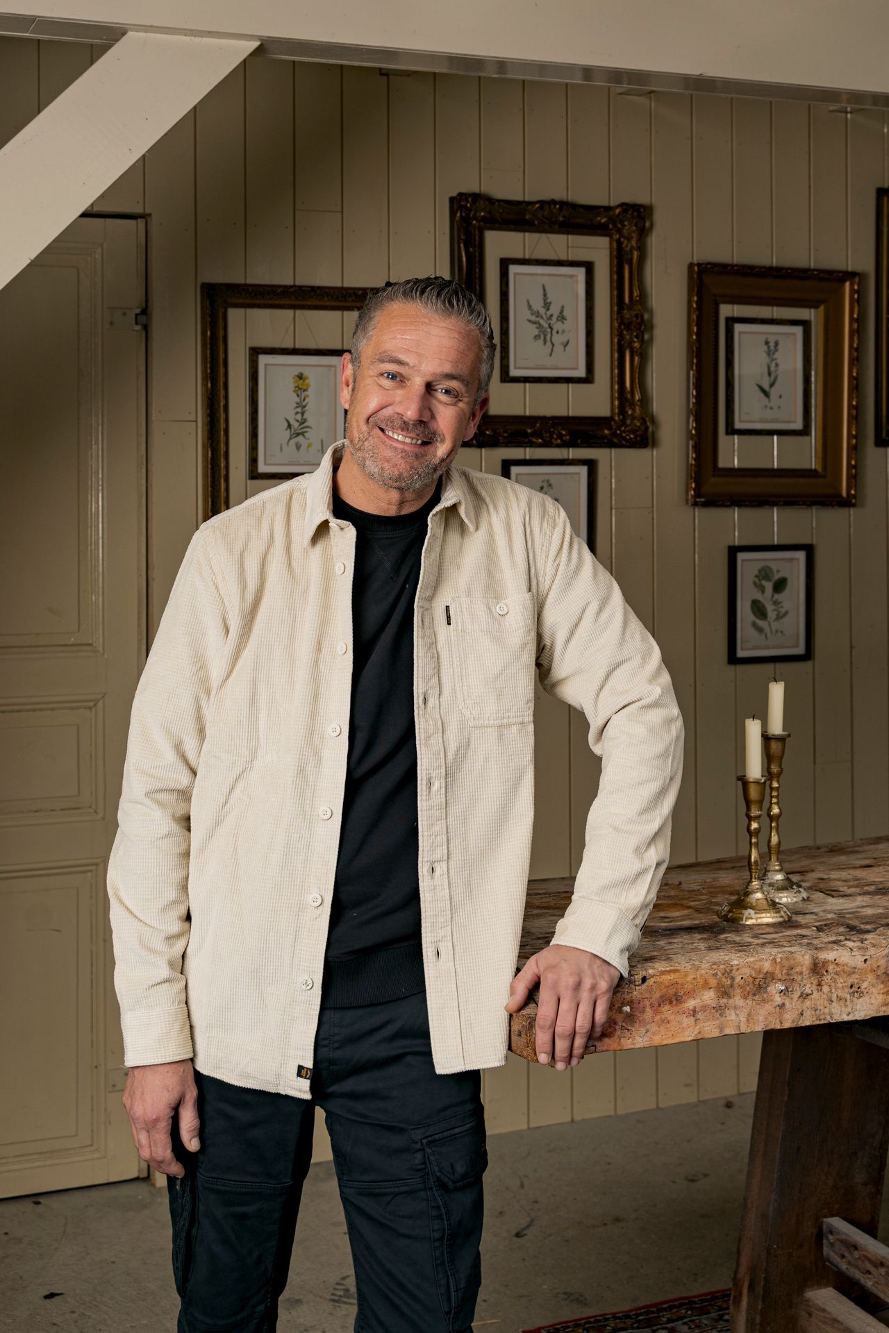 Pme Legend LONG SLEEVE SHIRT Dobby Cord Bone White 2900156363050