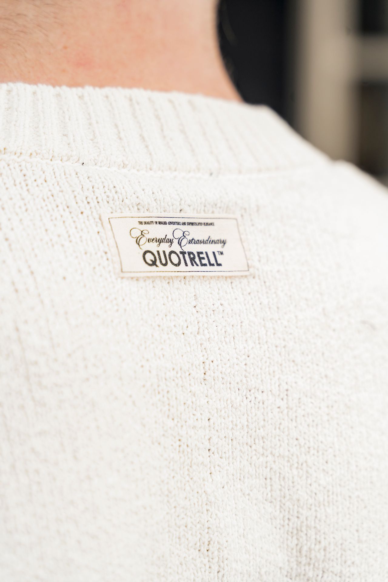 Quotrell Rico knitted crewneck ecru 2900161388048