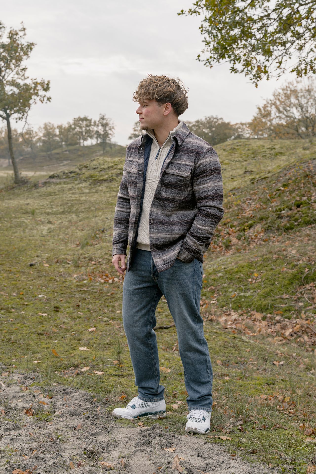 Petrol Industries Men Shirt Long Sleeve Check 7144 mud 2900159601043