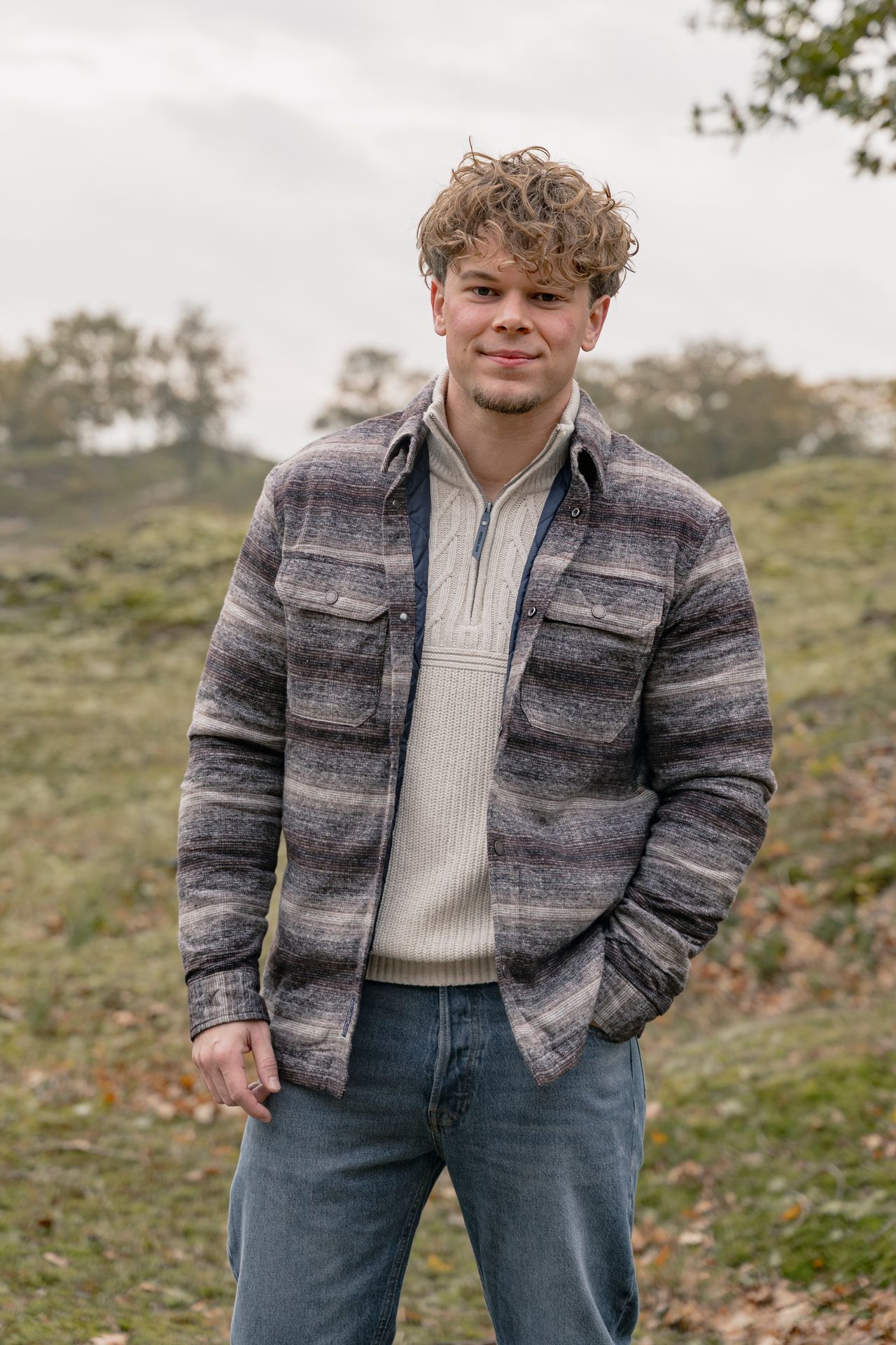 Petrol Industries Men Shirt Long Sleeve Check 7144 mud 2900159601043