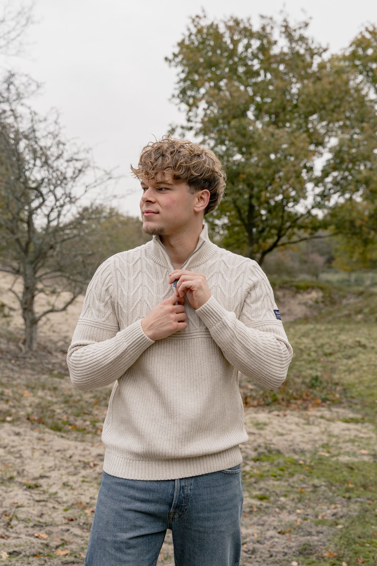 Petrol Industries Men Knitwear Collar 1108 raw sand 2900159604068