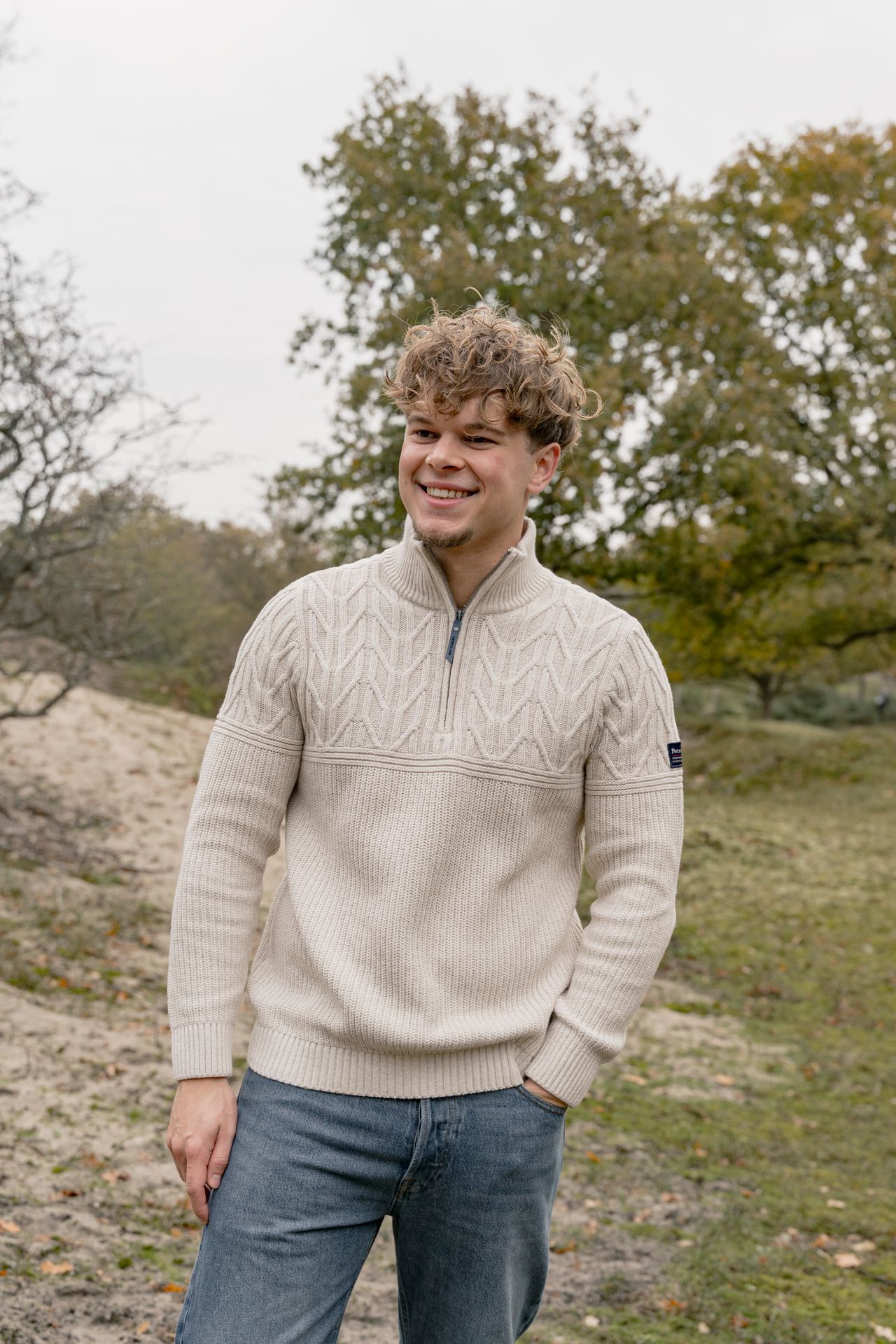 Petrol Industries Men Knitwear Collar 1108 raw sand 2900159604068