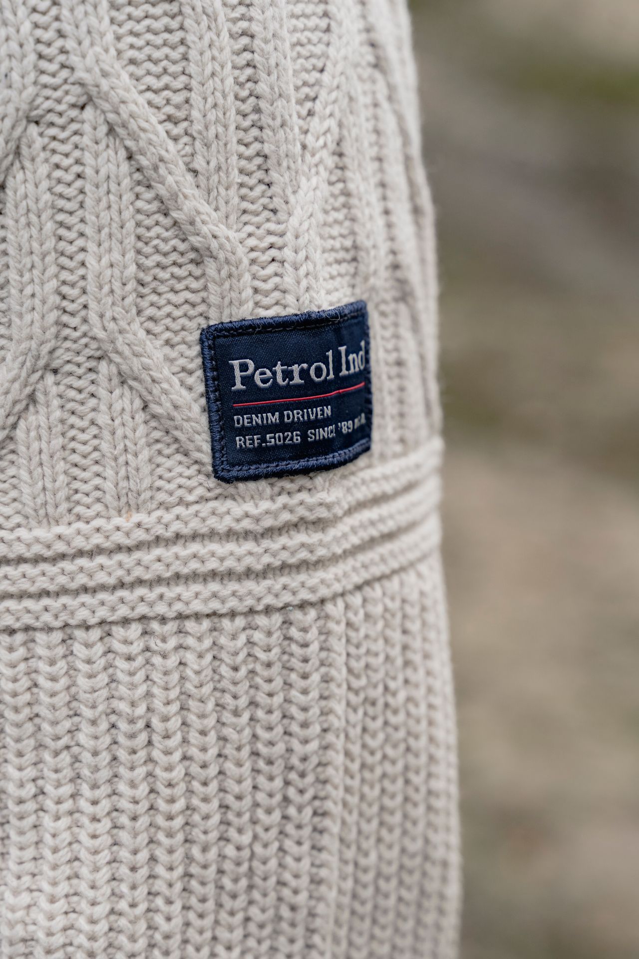 Petrol Industries Men Knitwear Collar 1108 raw sand 2900159604068