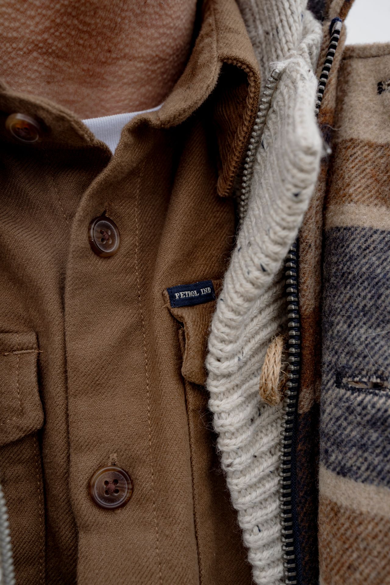 Petrol Industries Men Jacket Wool 7151 chestnut 2900160407061