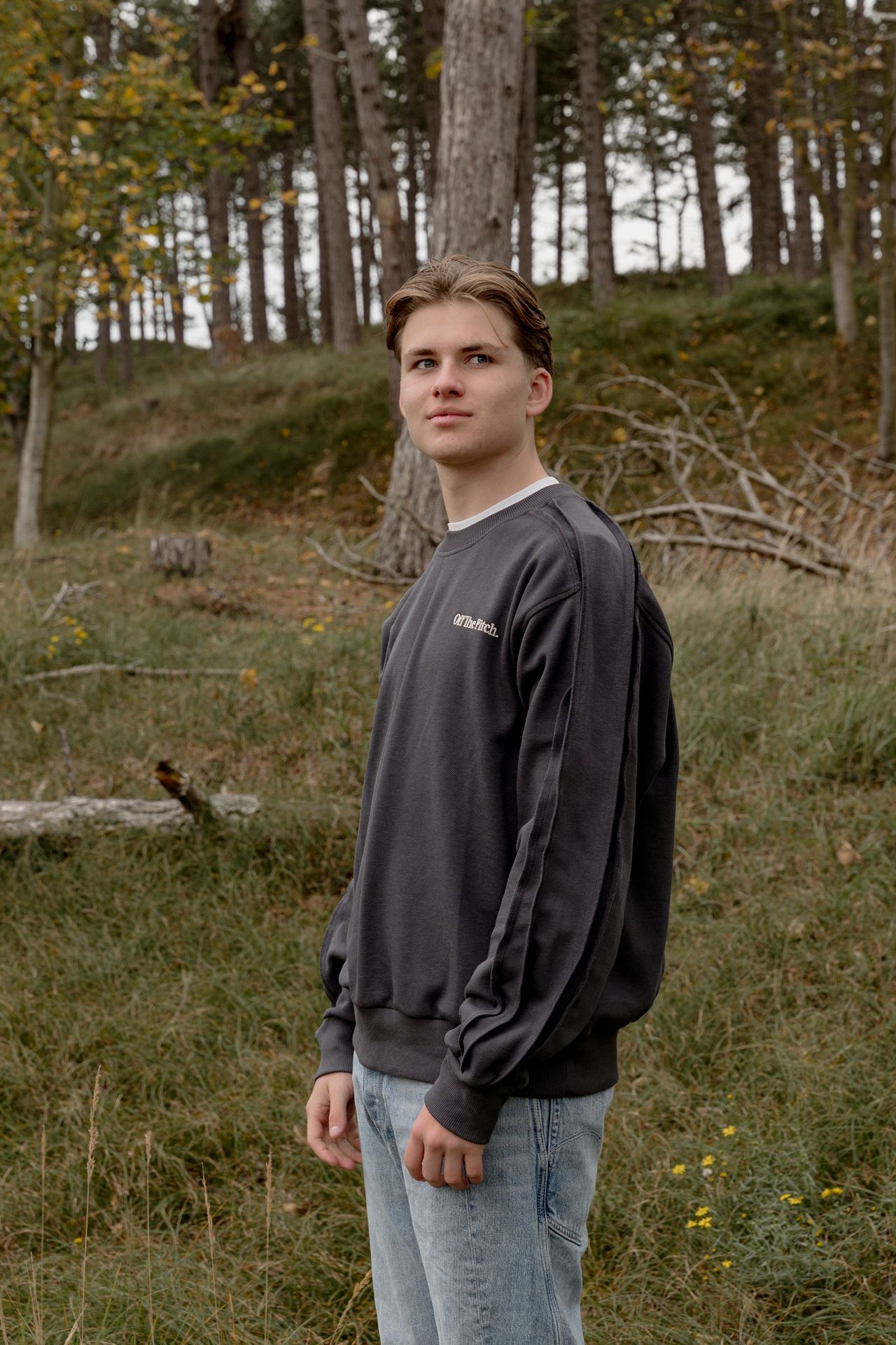 Off The Pitch Raw Edge panel crew Dark Shadow 2900160425034