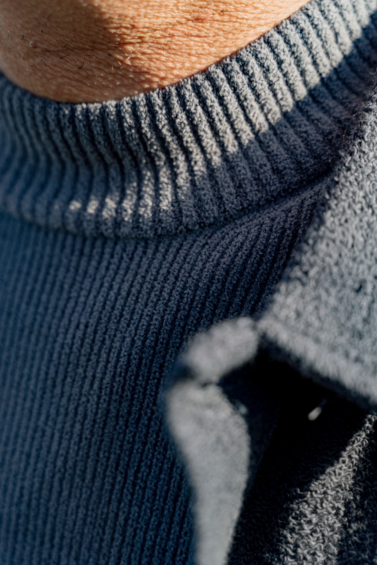 Cast Iron Mock neck soft blend Stormy Weather 2900154228023