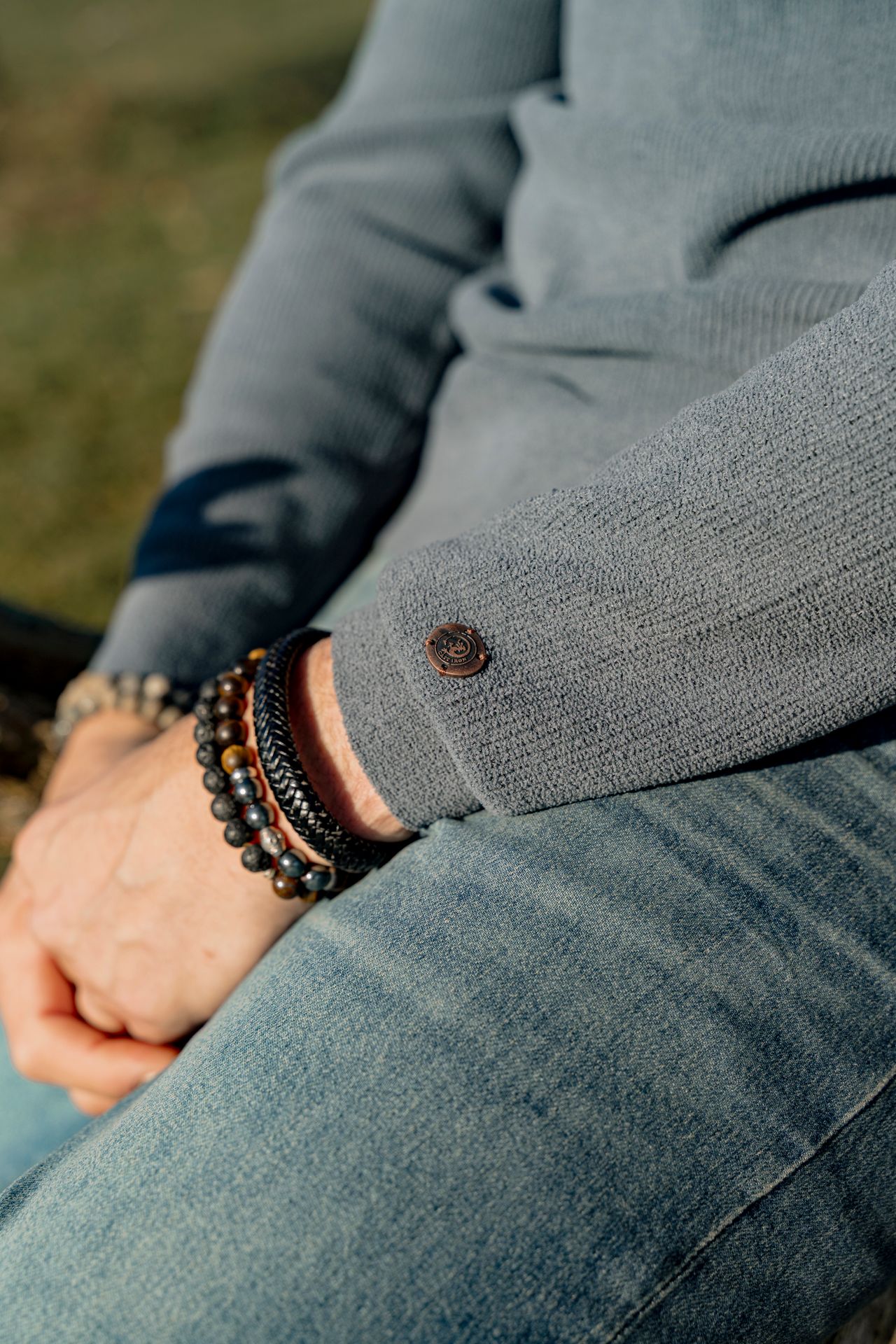 Cast Iron Mock neck soft blend Stormy Weather 2900154228023