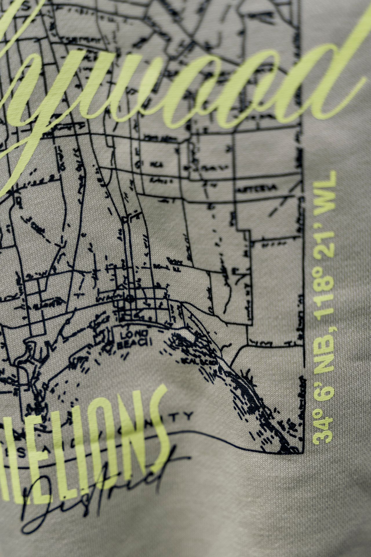 Malelions Junior Hollywood map sweater Beige 2900159382034