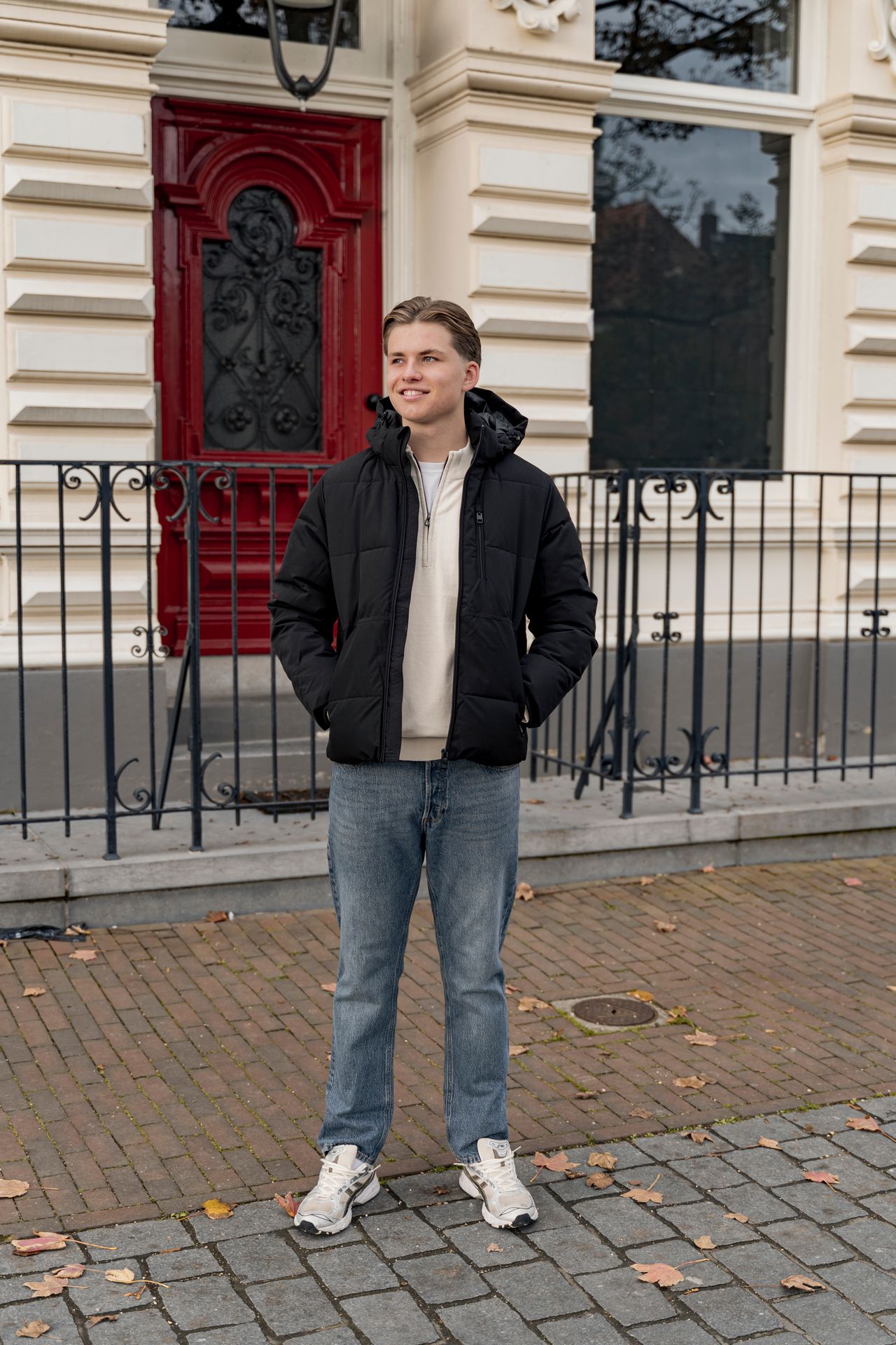 Jack & Jones JJEOWEN PUFFER SN Black 2900159531036