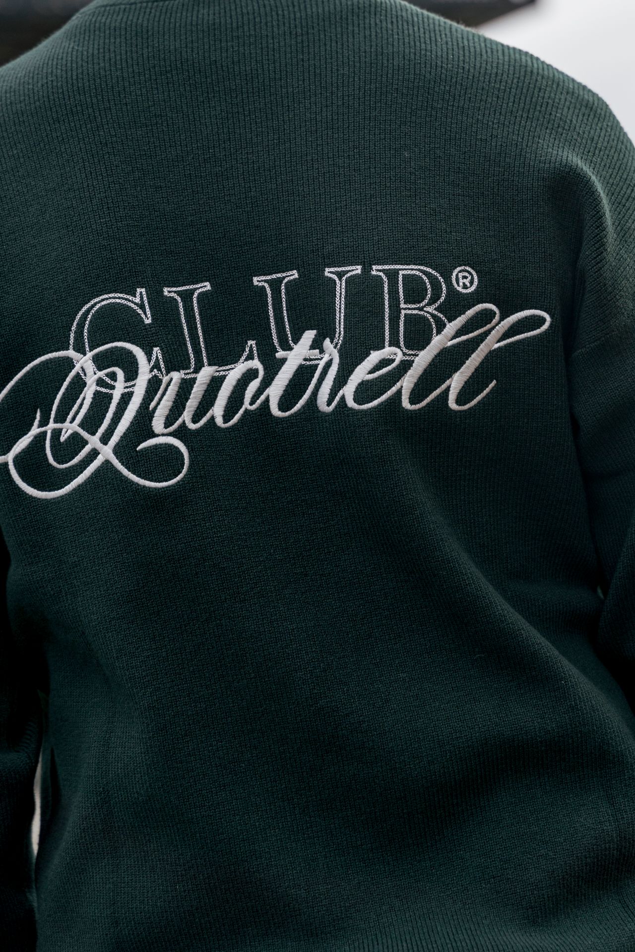 Quotrell Zac knitted crewneck petrol 2900160235060