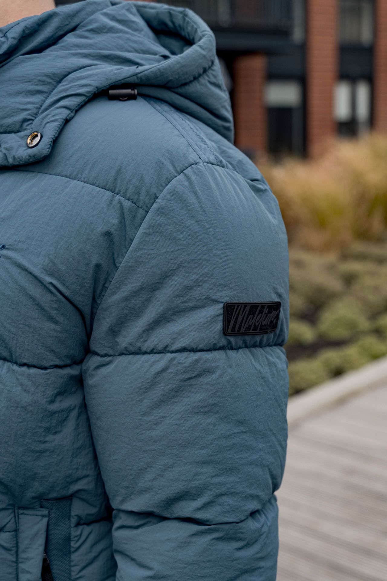 Malelions Men Donn Puffer jacket Blue Slate 2900160411068