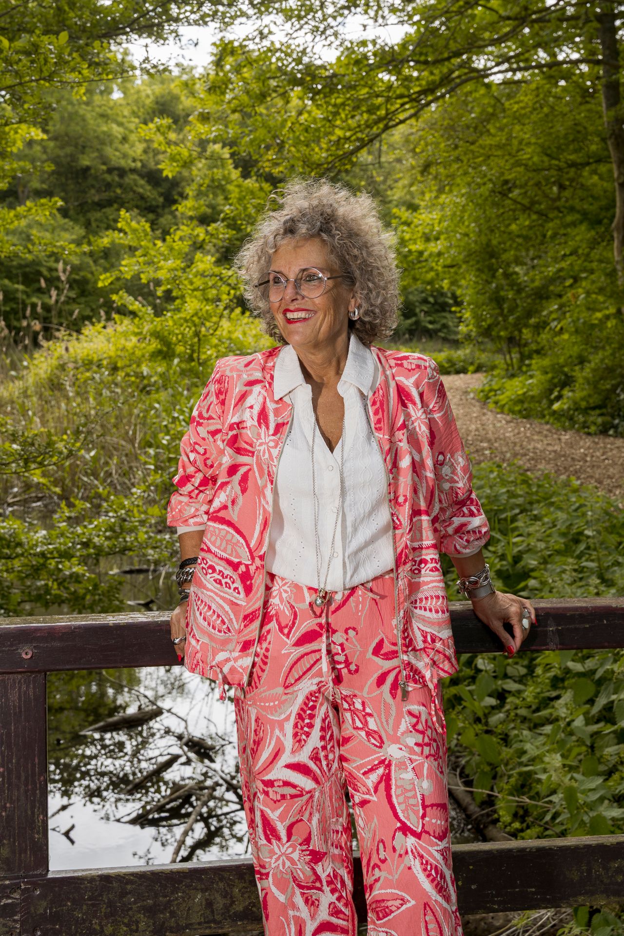 Fos Fashion 7384 Bomberjack bambi koord Coraal 2900156532036